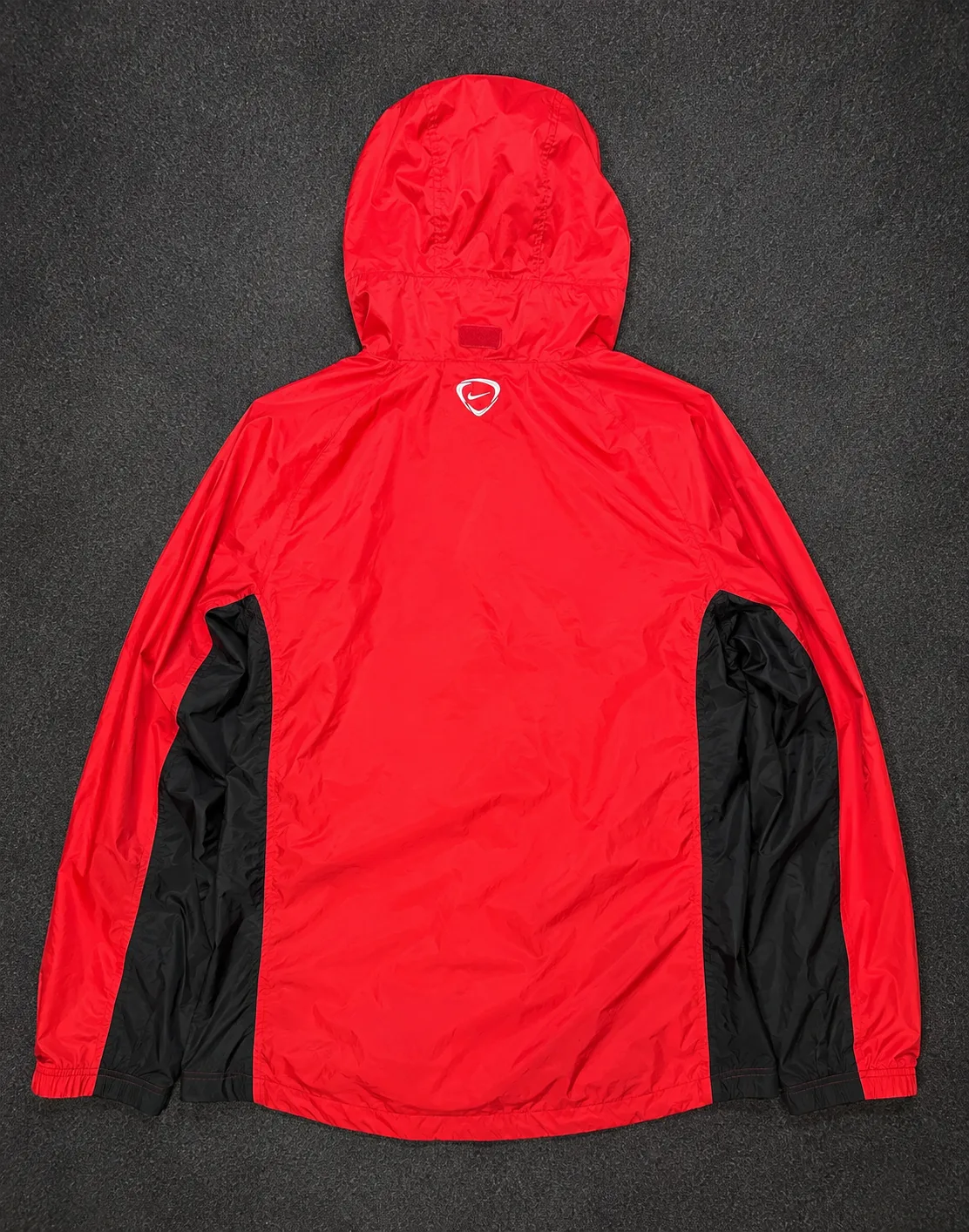 Nike Dri-FIT Red Windbreaker Jacket detail view