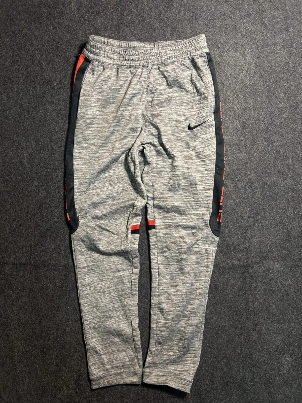 Nike Black Track Pants front view