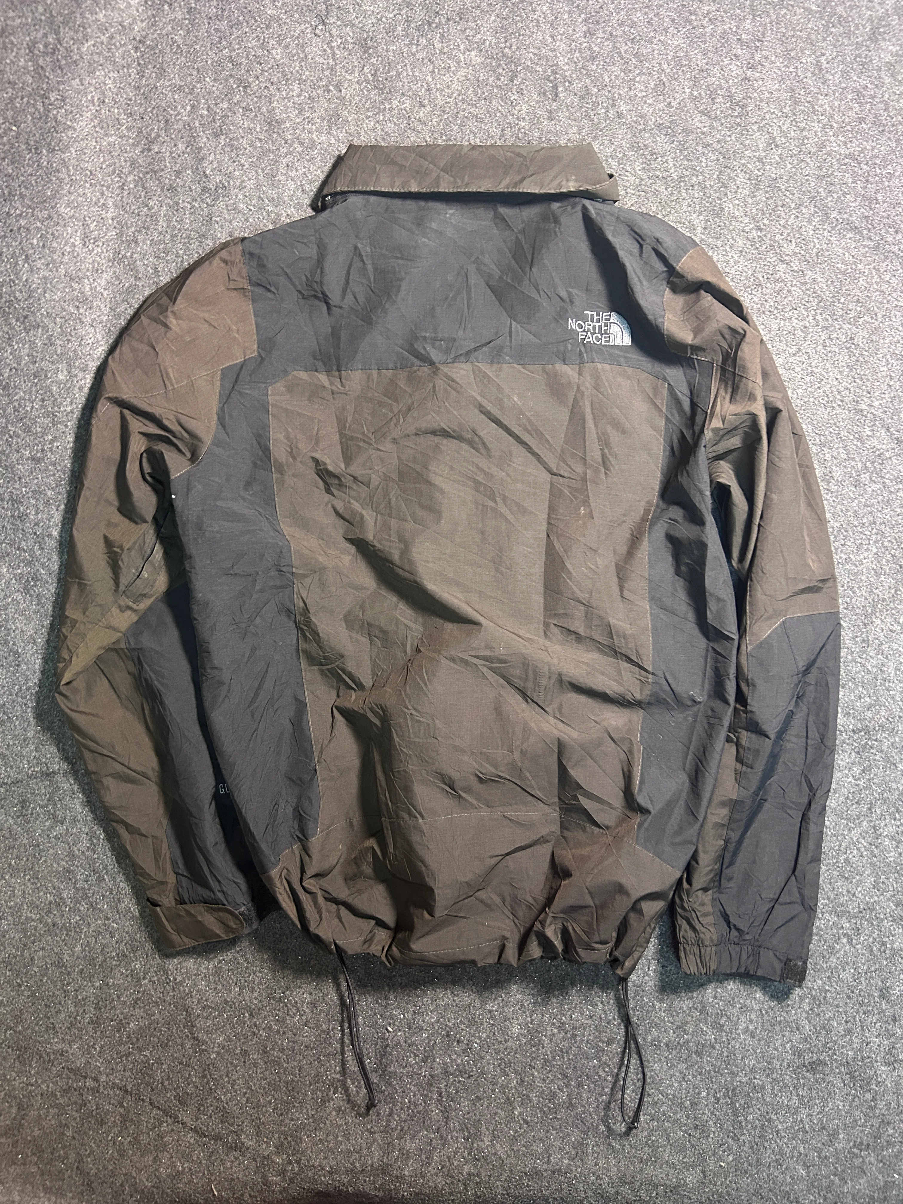 The North Face GORE-TEX Black Windbreaker Jacket back view