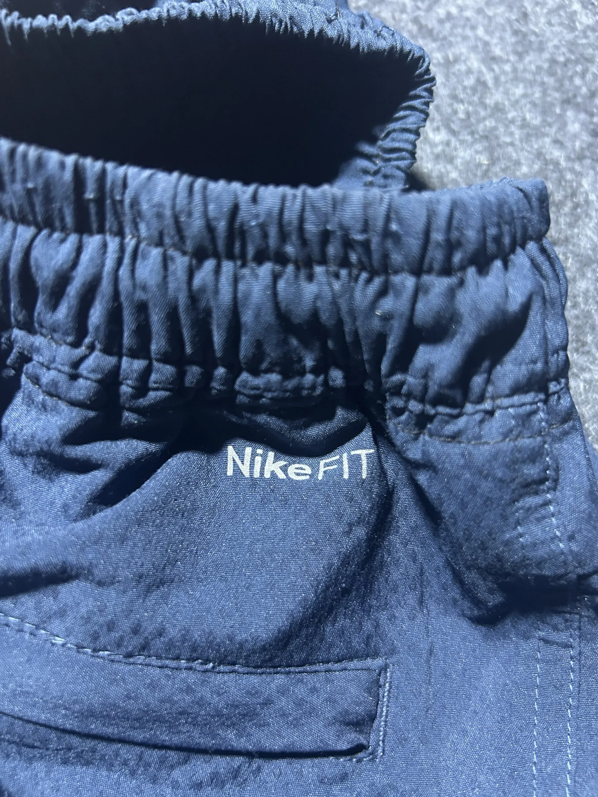 Nike Navy Track Pants back view