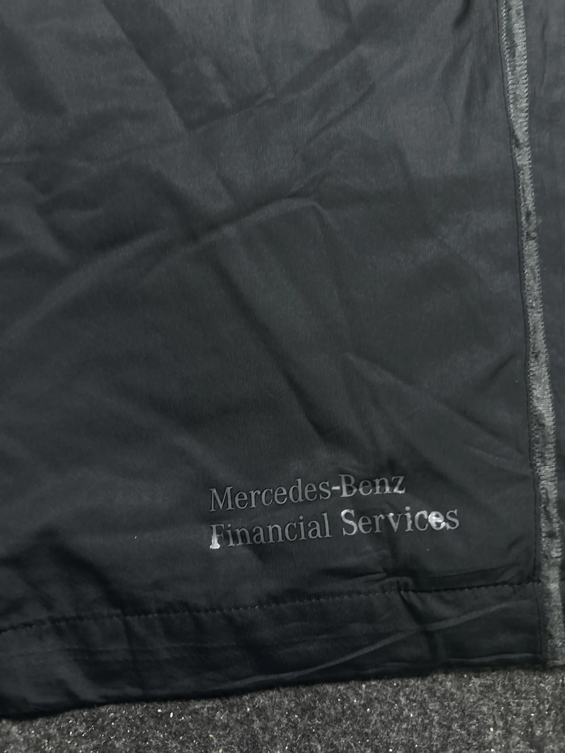 Nike Golf Dri-FIT Black Windbreaker Jacket detail view