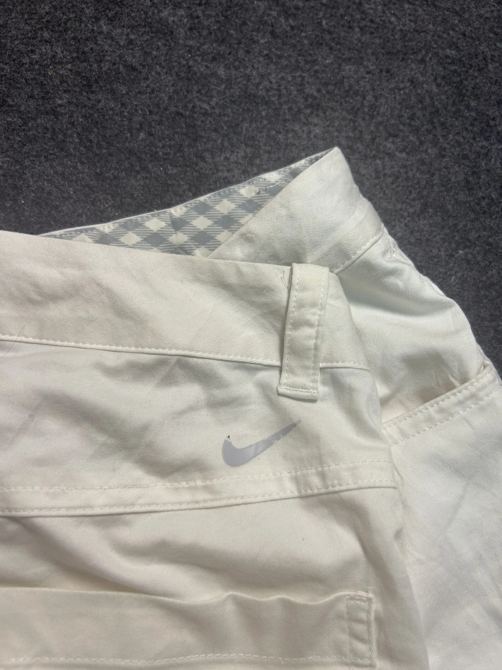 Nike Golf Dri-FIT White Pants back view