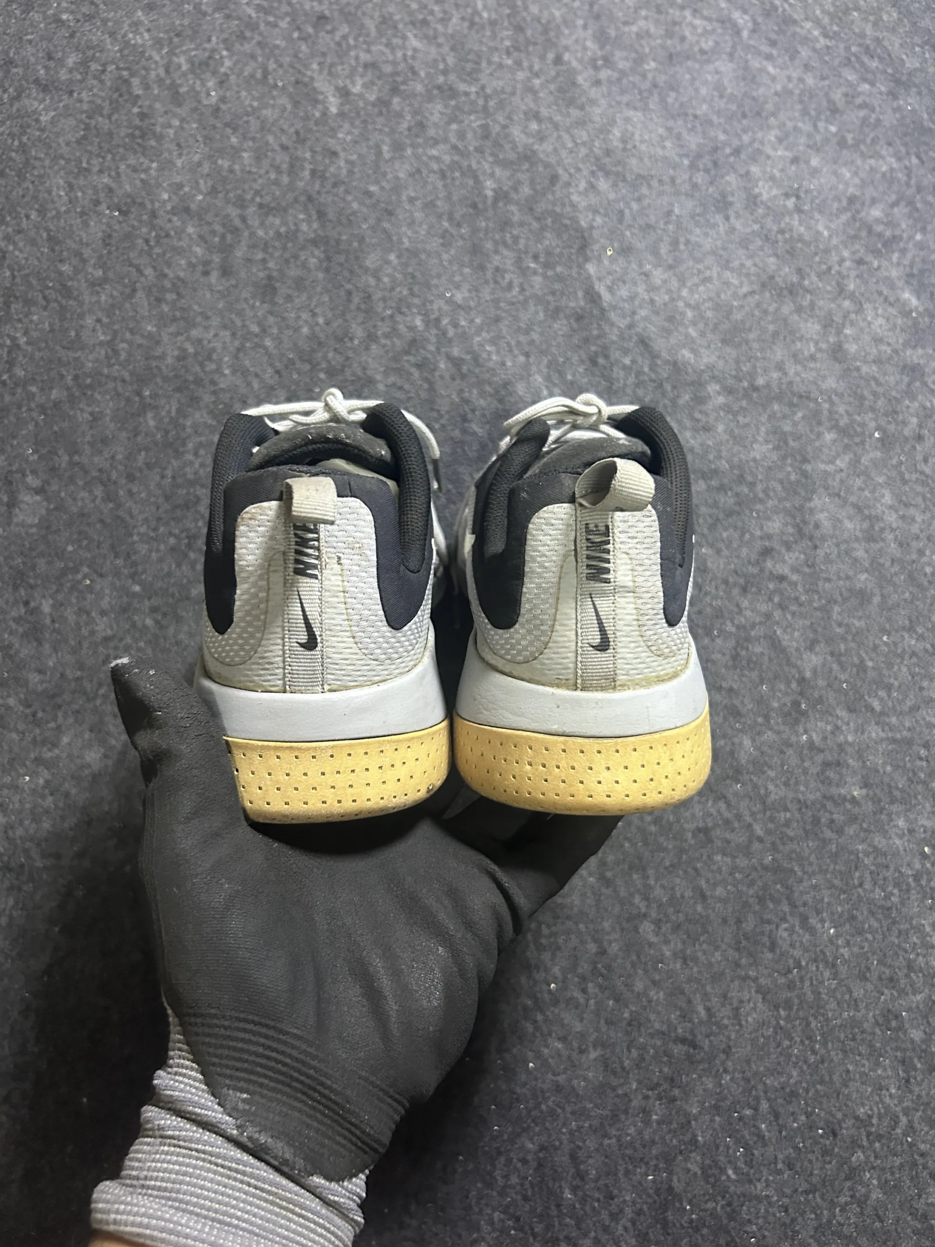Nike Grey simple back view