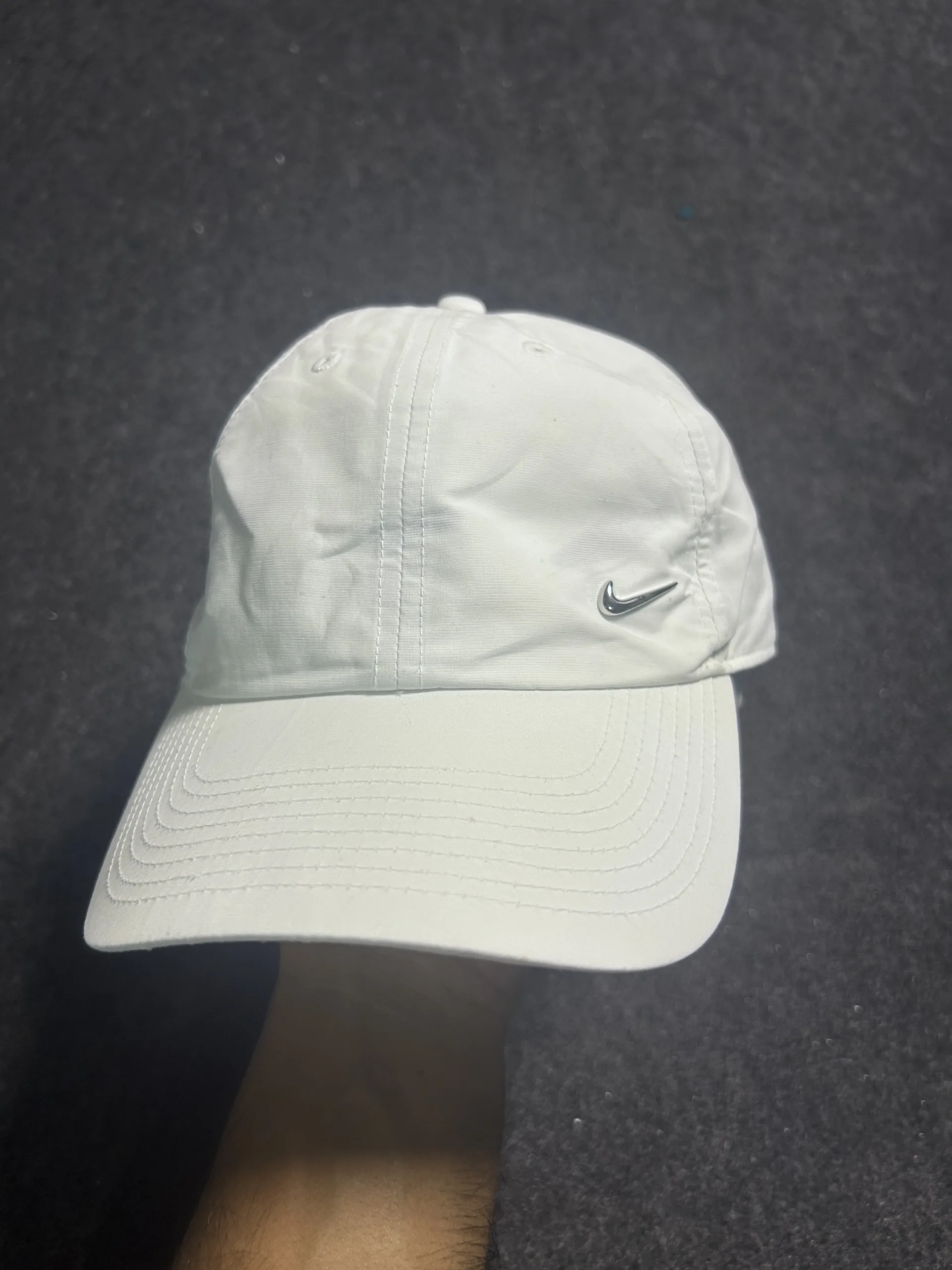 Nike White simple back view