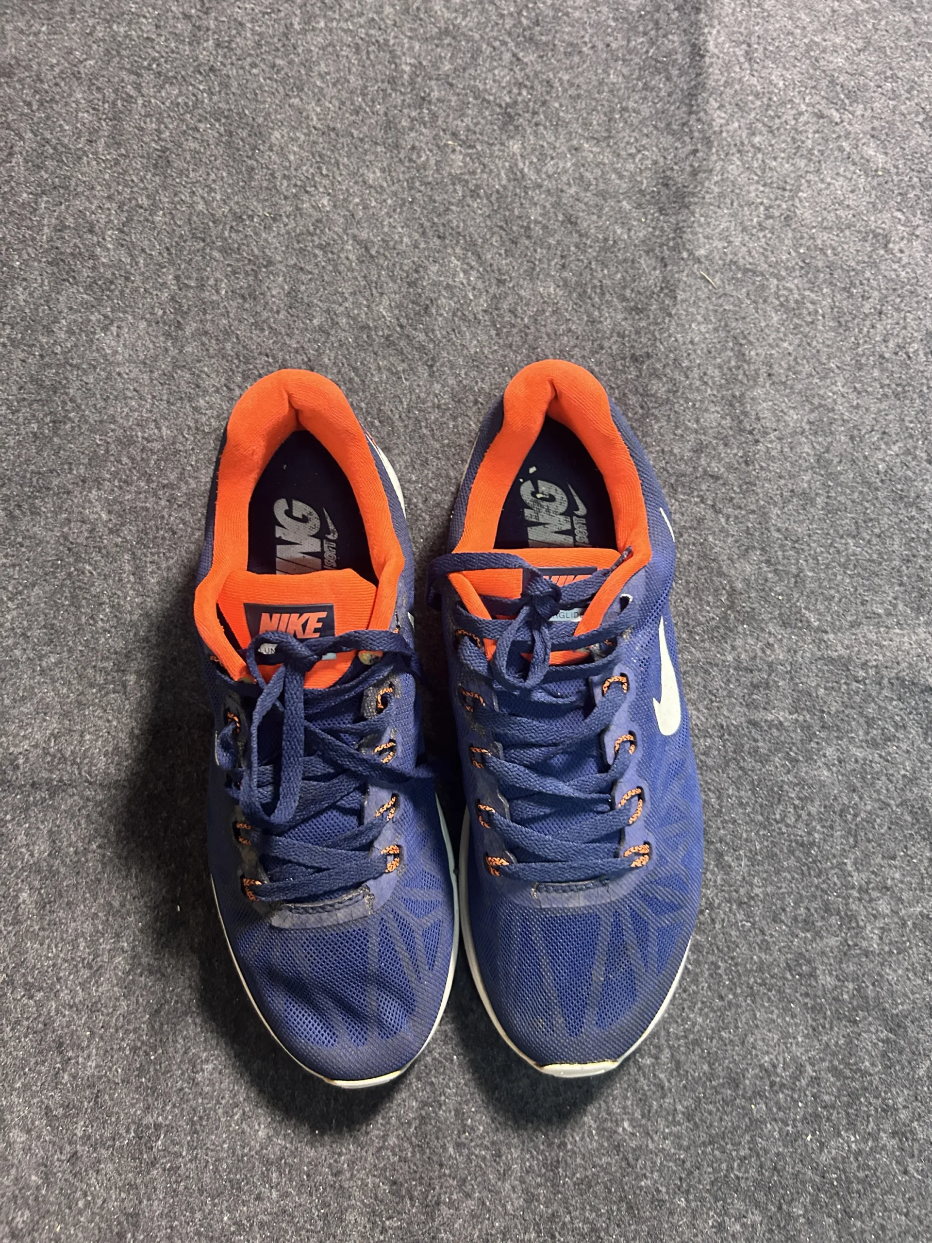 Nike Blue simple back view