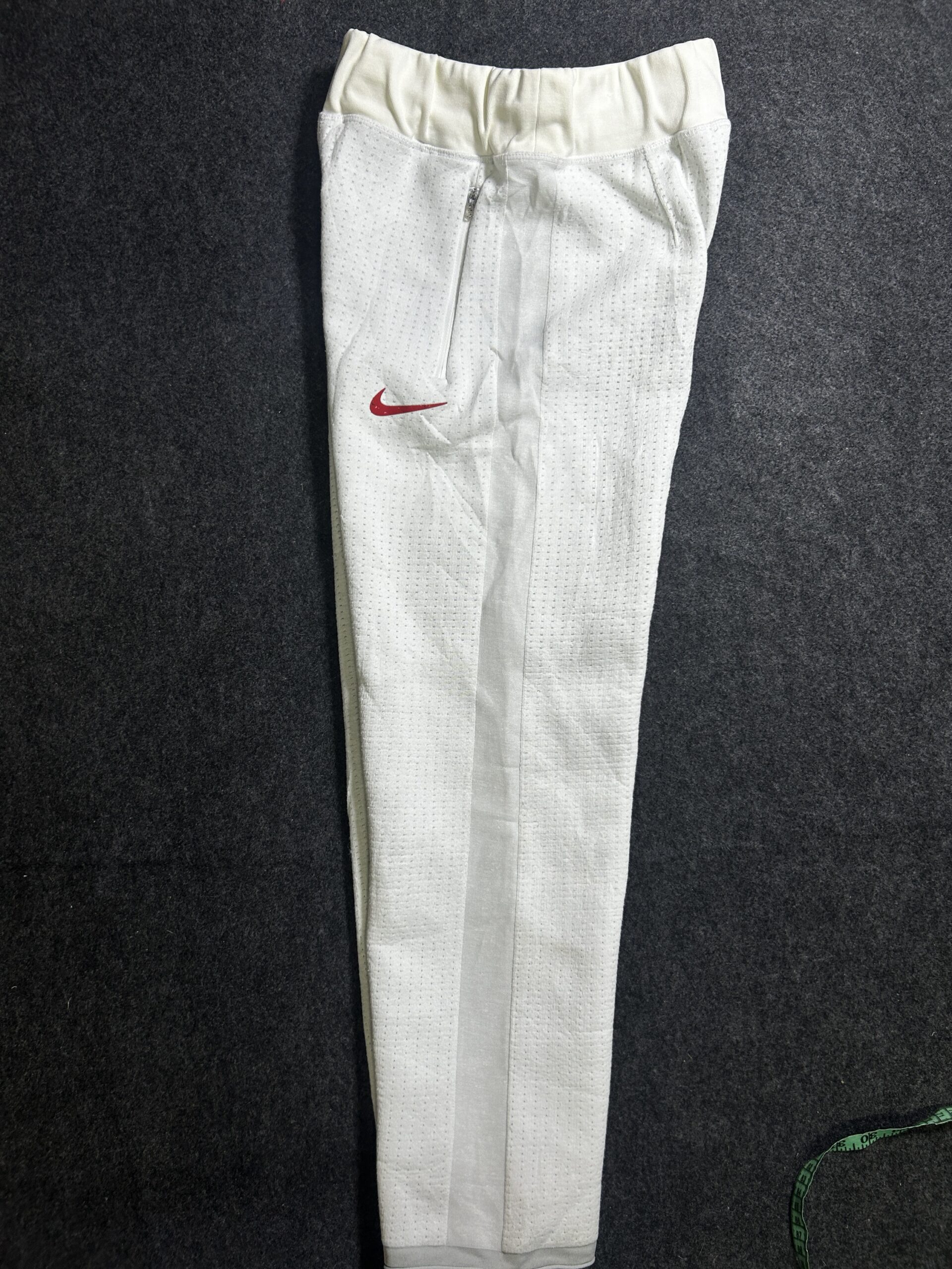 Nike White Track Pants detail view