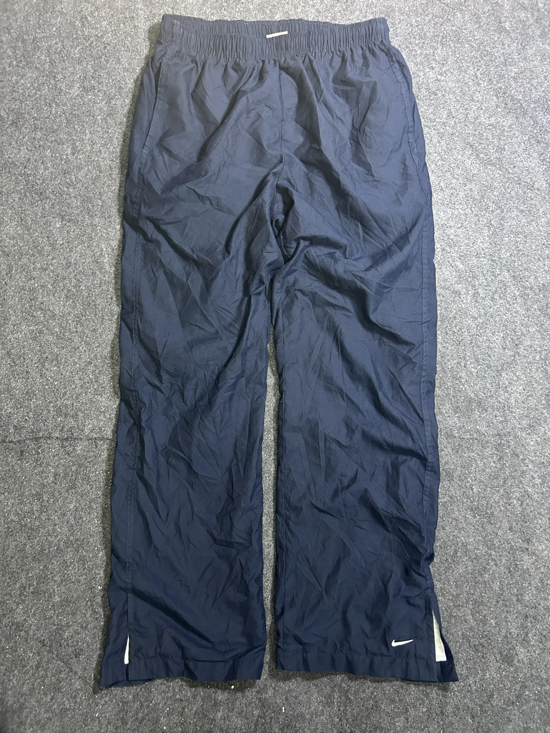 Nike Navy Track Pants front view
