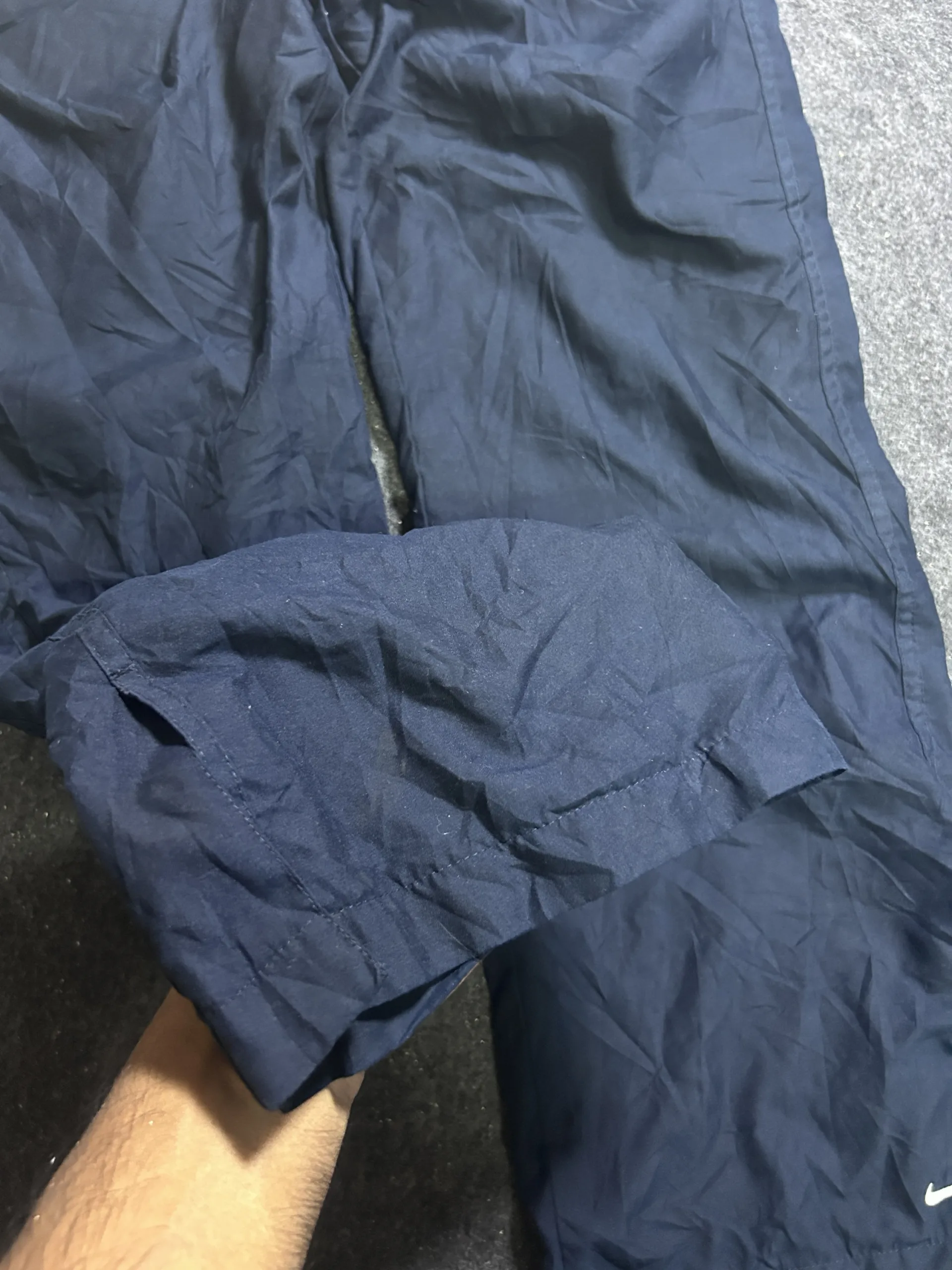 Nike Navy Track Pants detail view