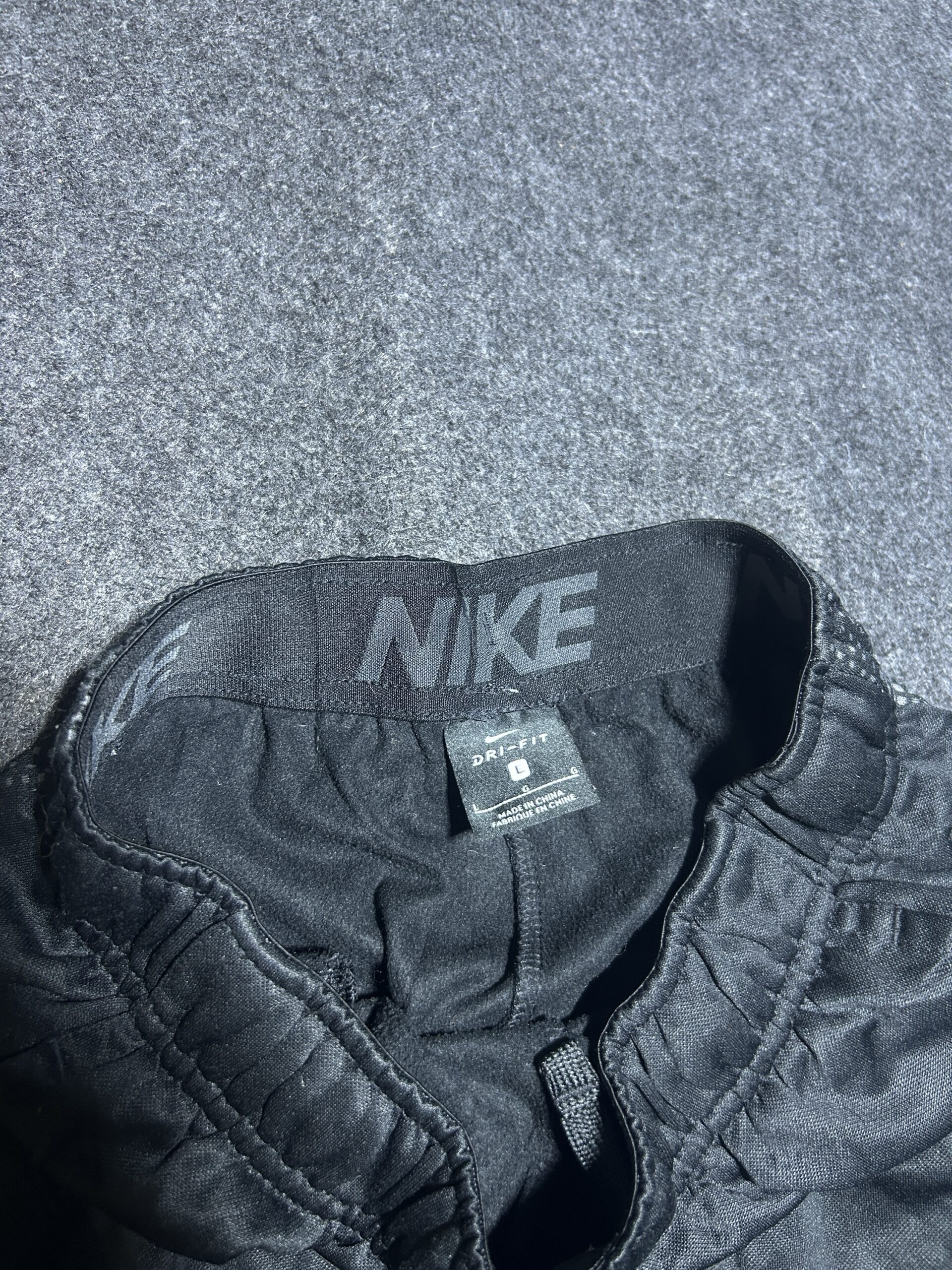 Nike Dri-FIT Black Track Pants back view