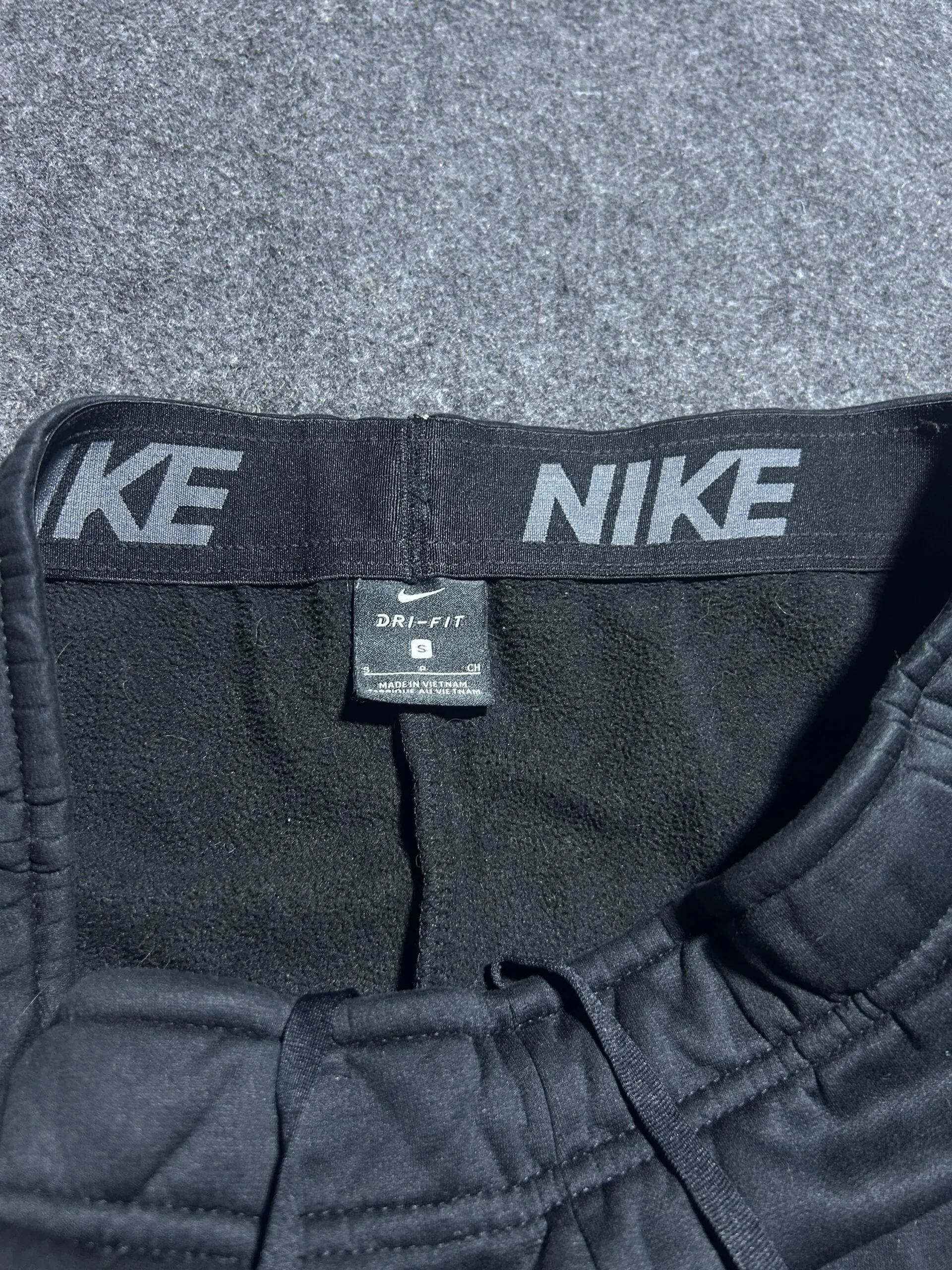 Nike Black Track Pants detail view