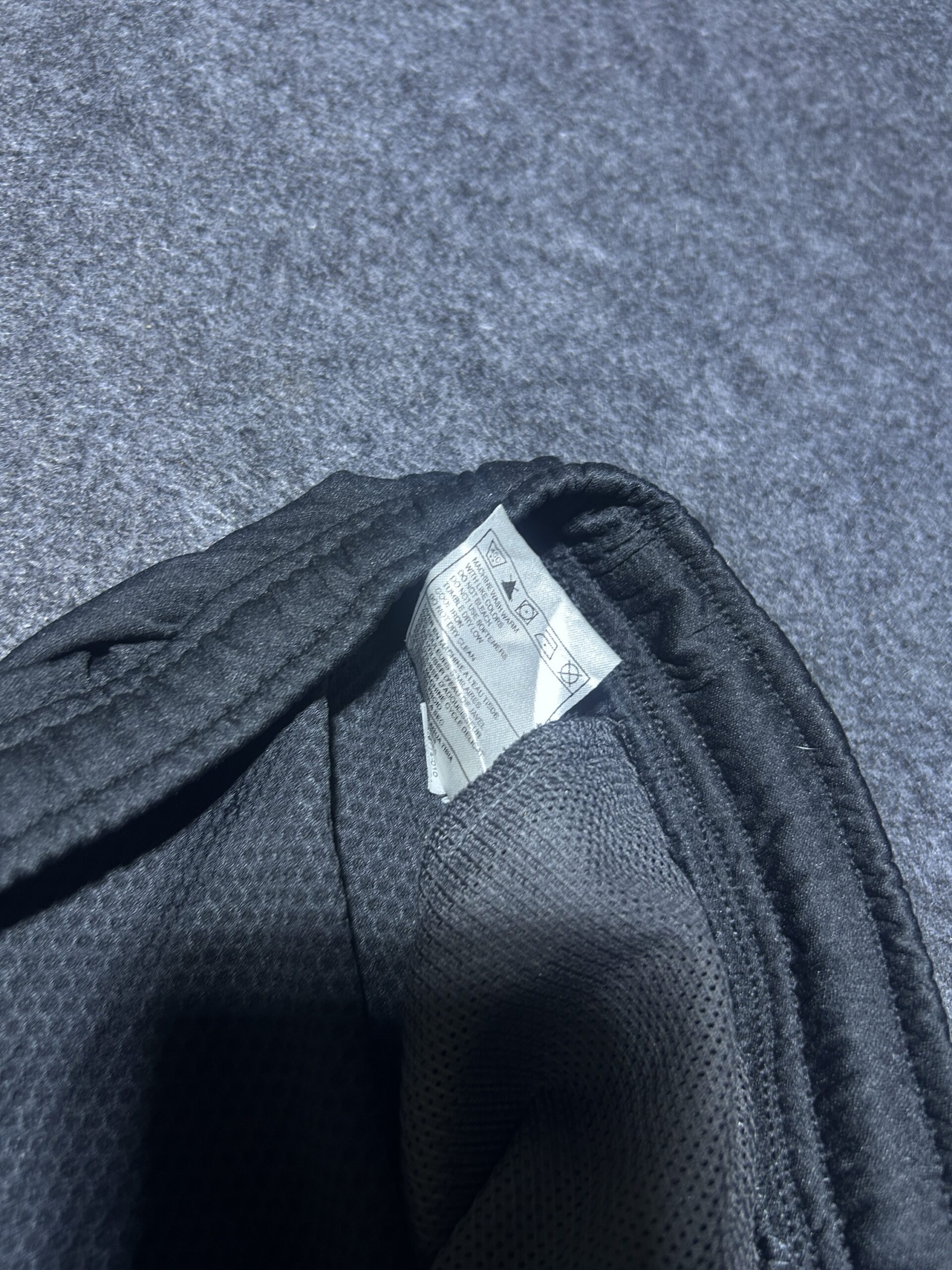 Nike Black Track Pants detail view