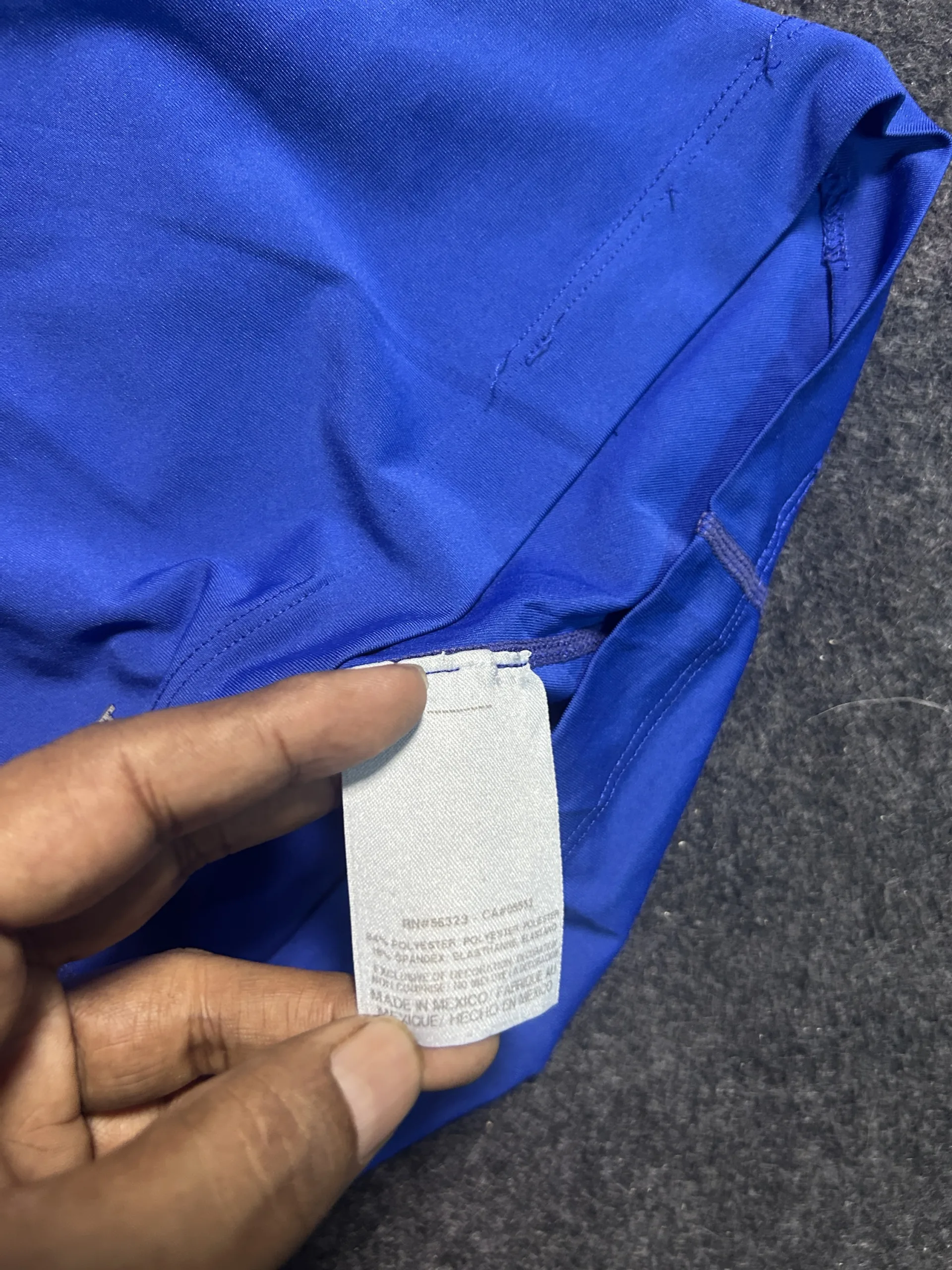 Nike Dri-FIT Blue T-Shirt back view