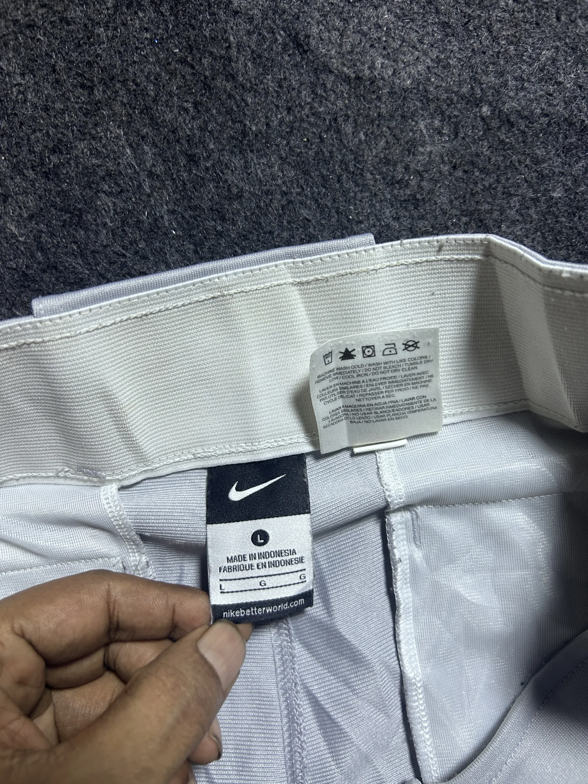 Nike Grey Shorts detail view