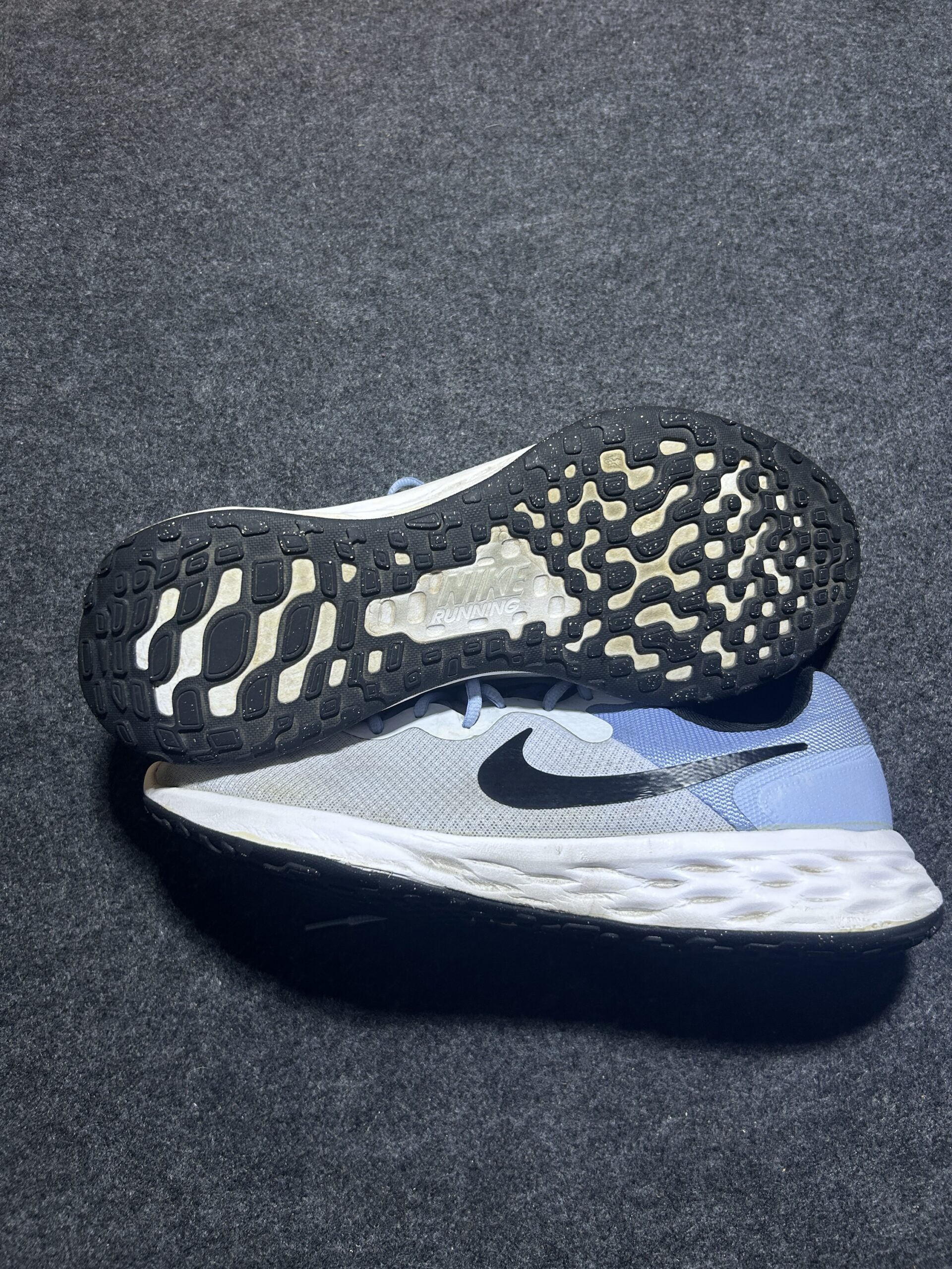 Nike White simple back view
