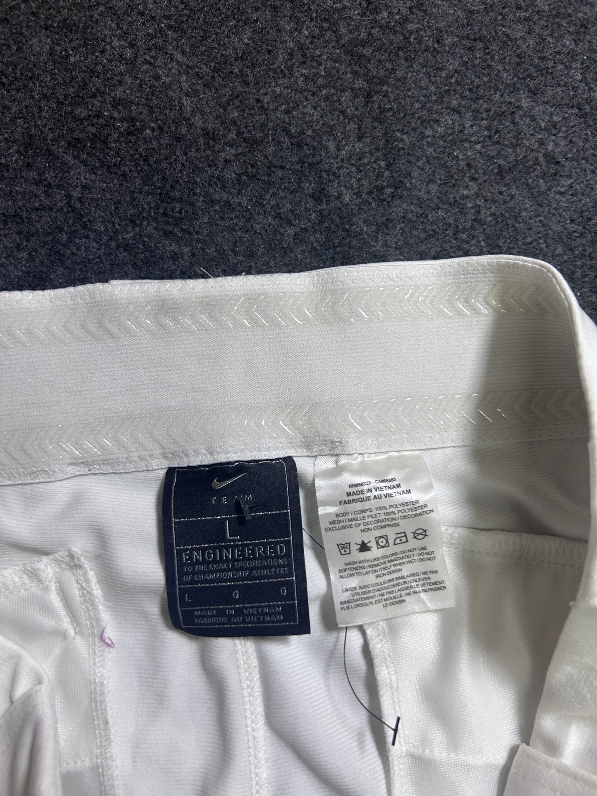 Nike White Shorts back view