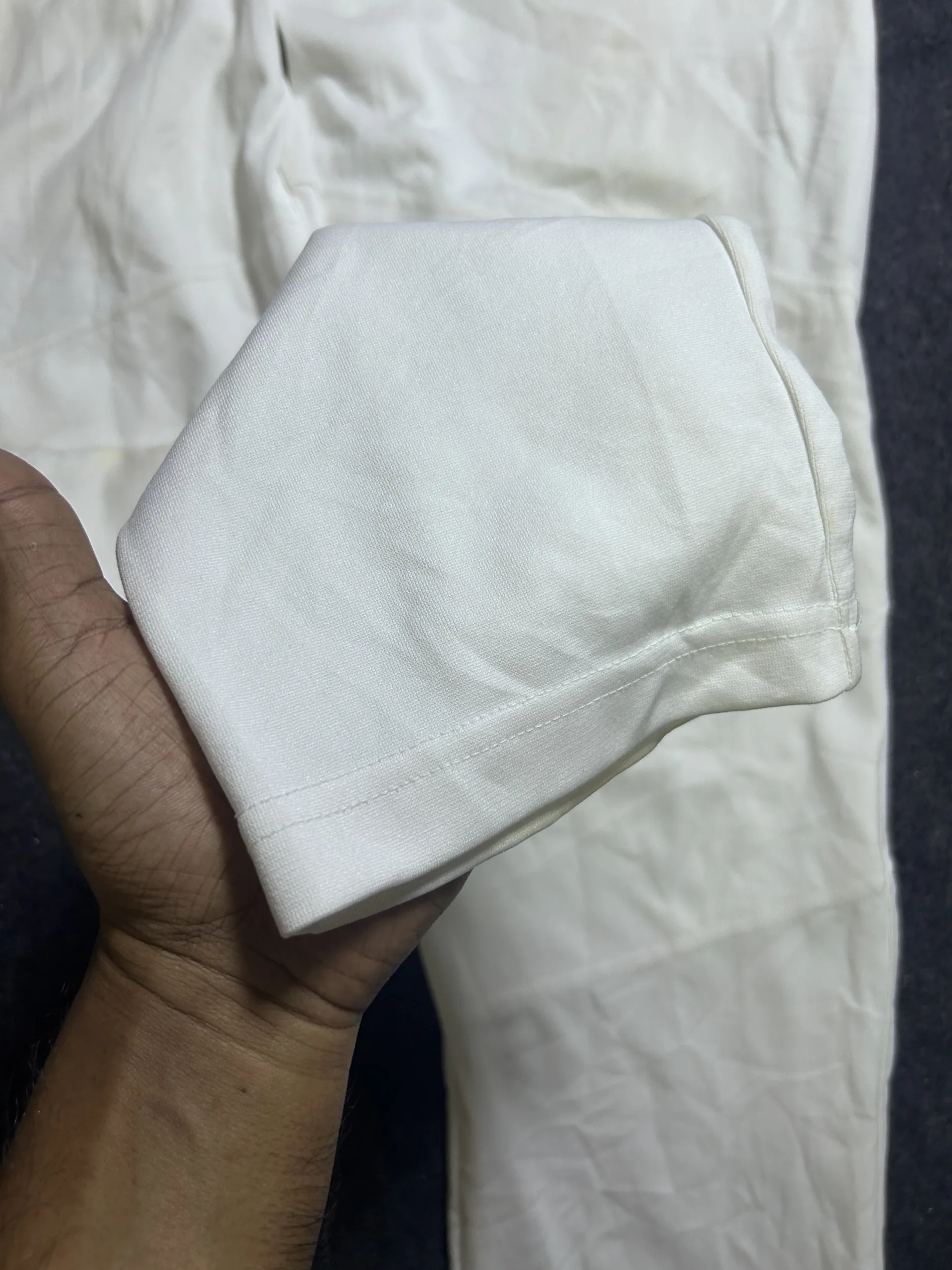 Nike White Pants detail view