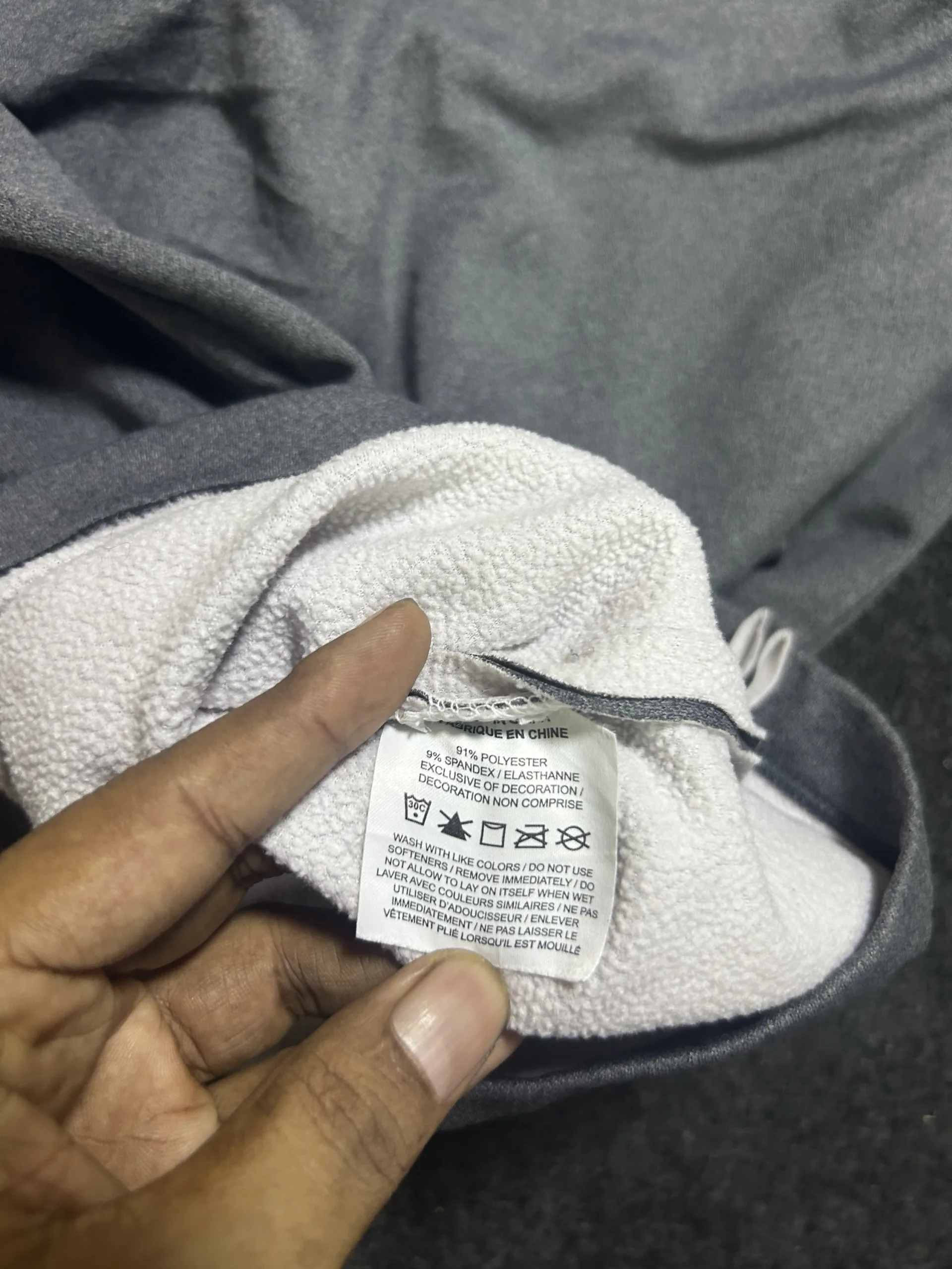 Nike Grey Sweatshirt detail view