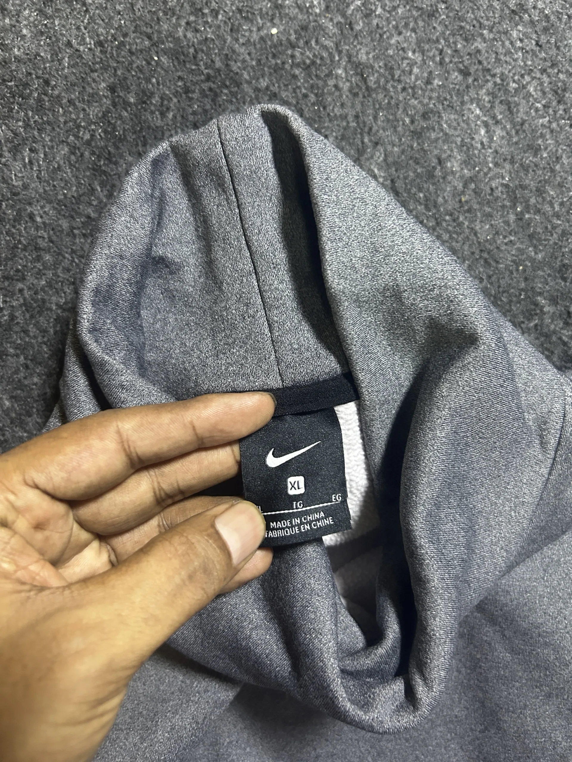Nike Grey Sweatshirt back view