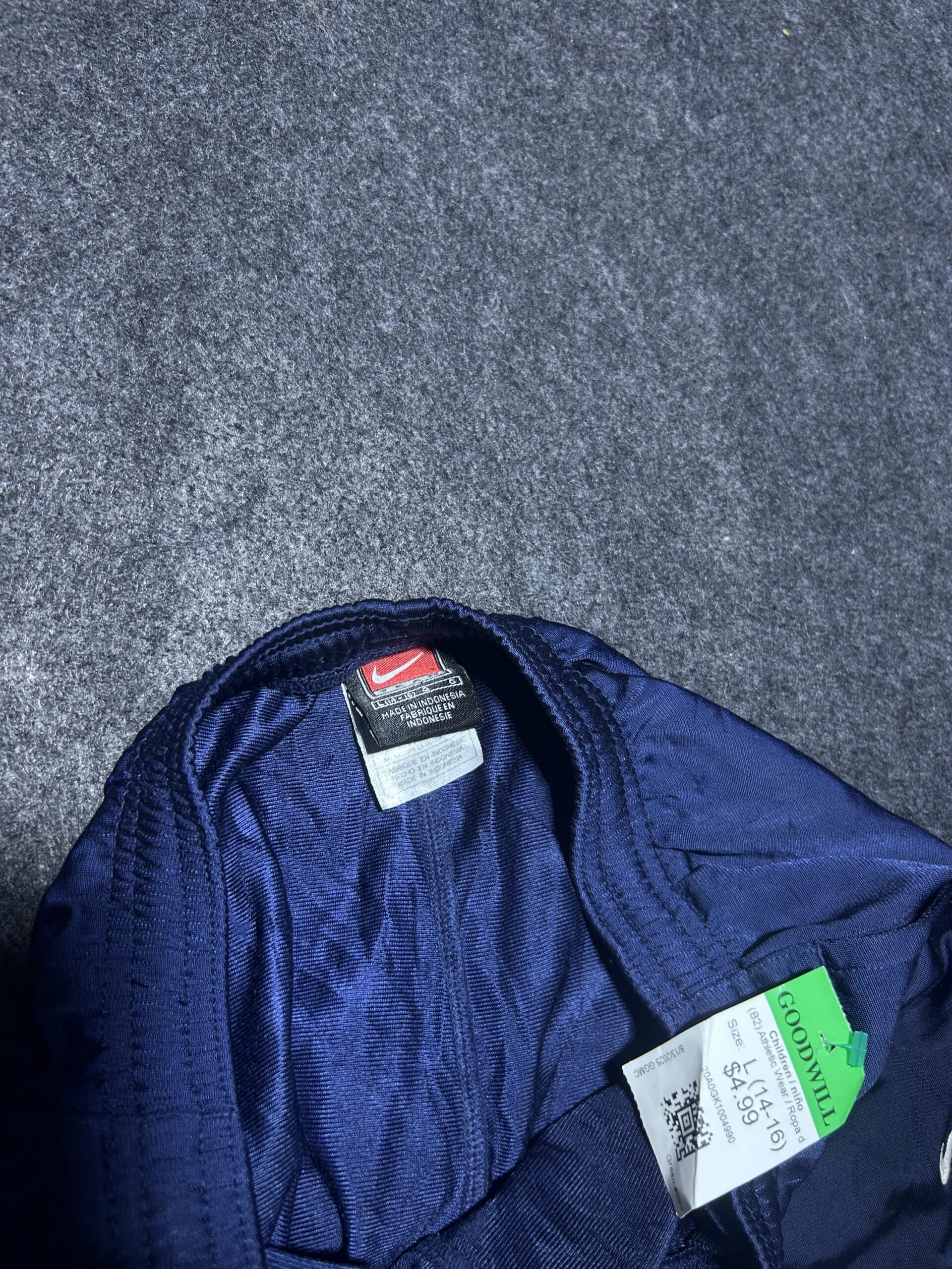 Nike Navy Track Pants back view