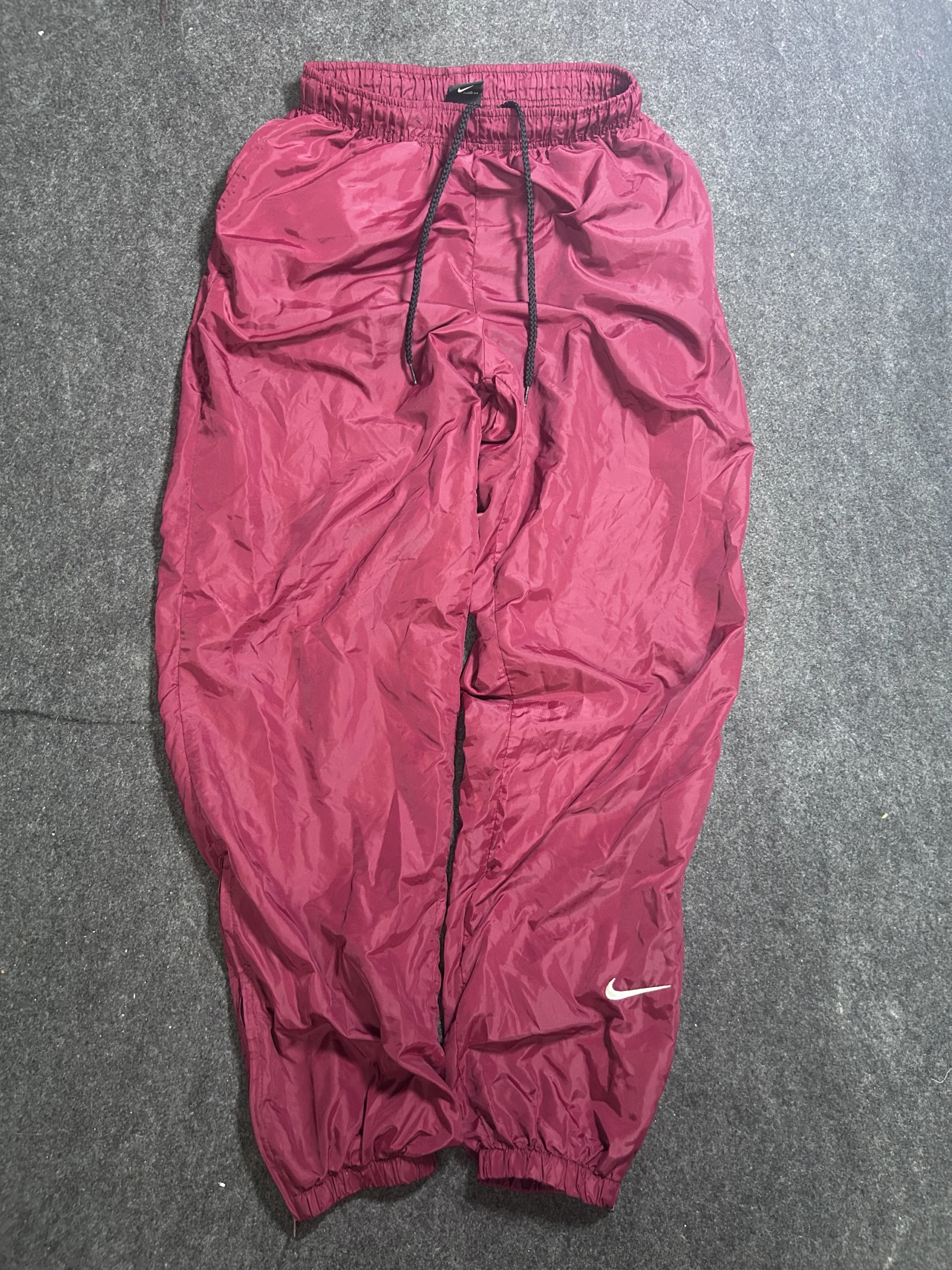 Nike Maroon Windbreaker Jacket front view