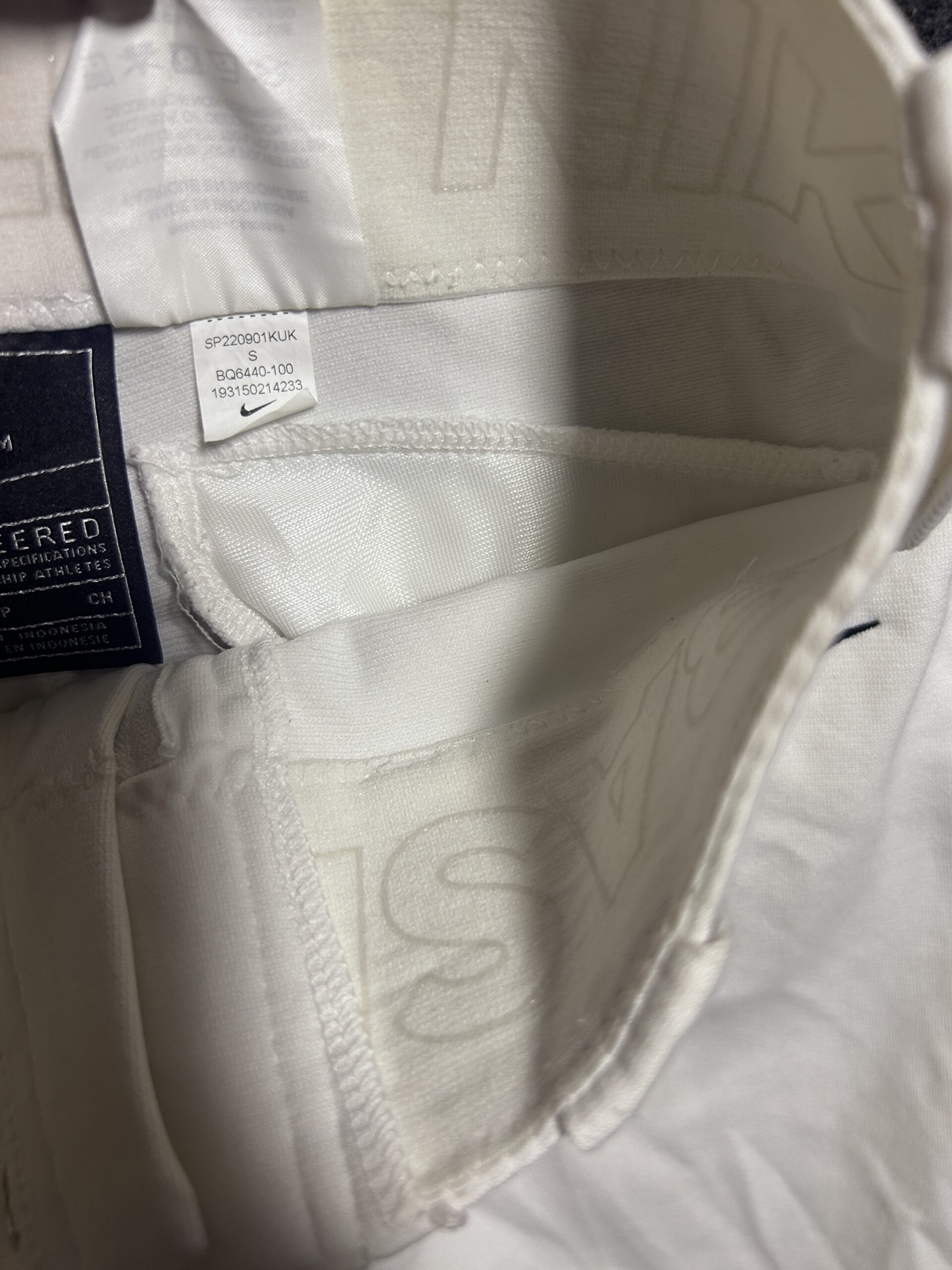 Nike White Shorts back view