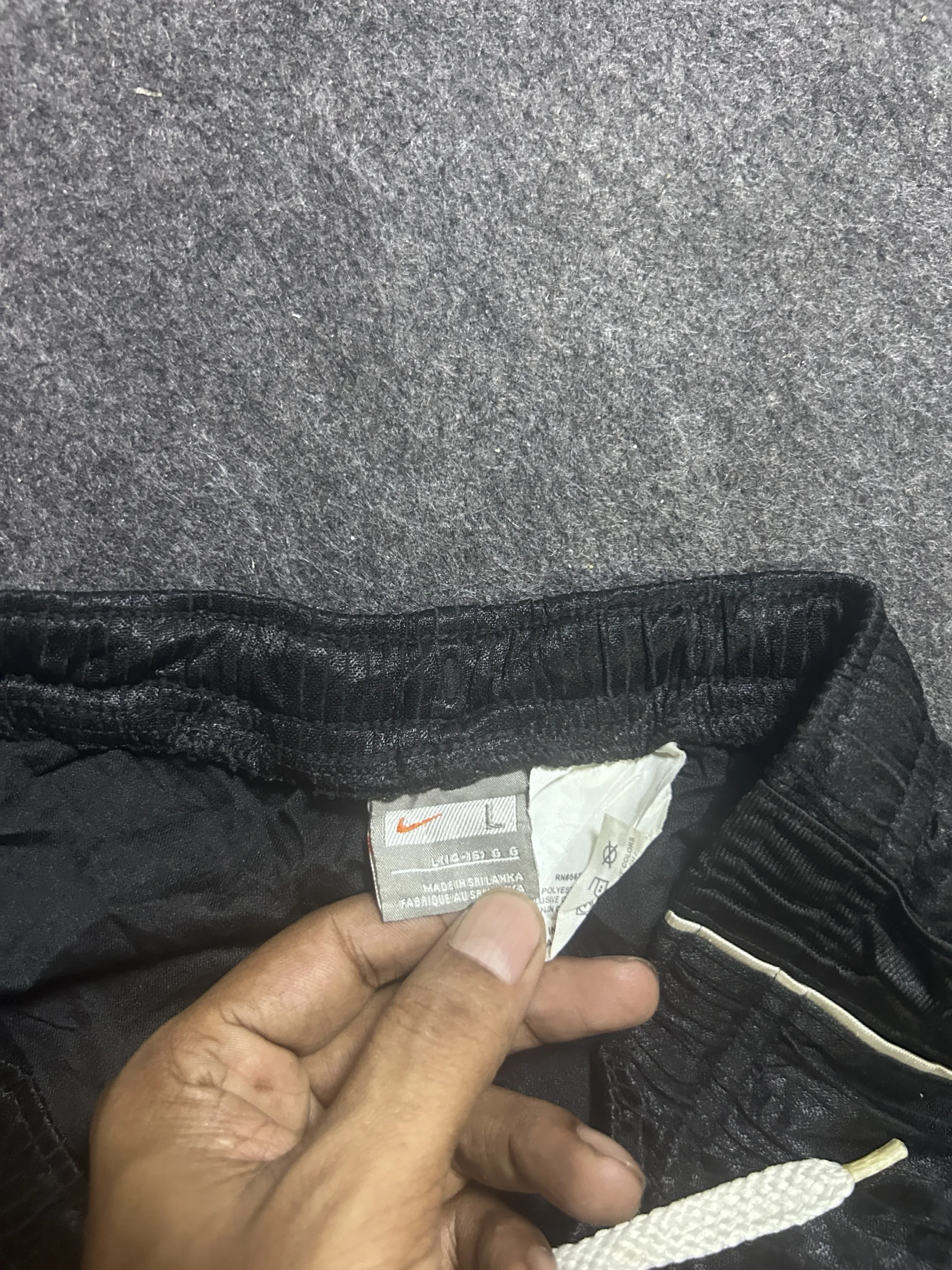 Nike Black Shorts back view