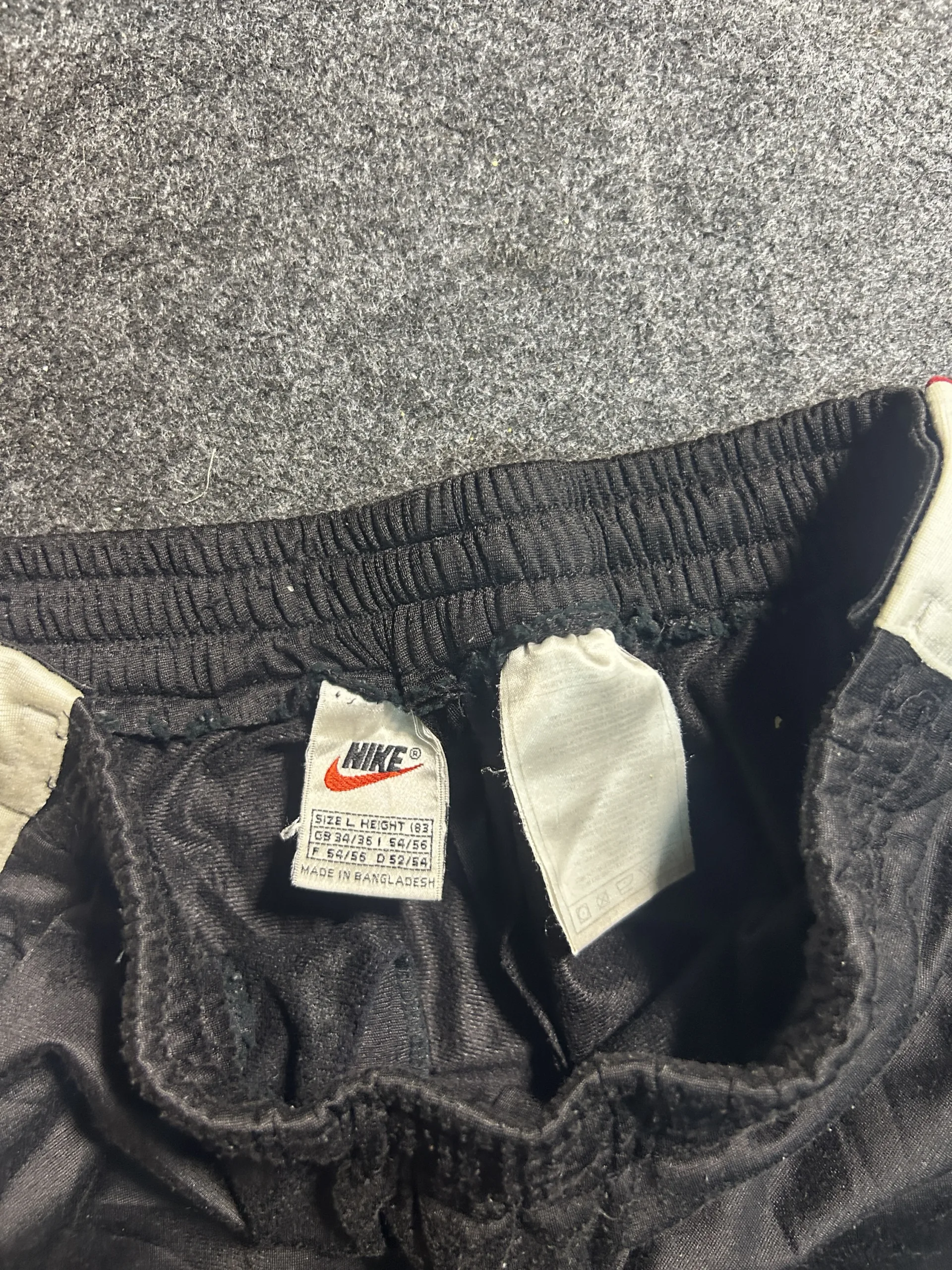 Nike Black Track Pants back view