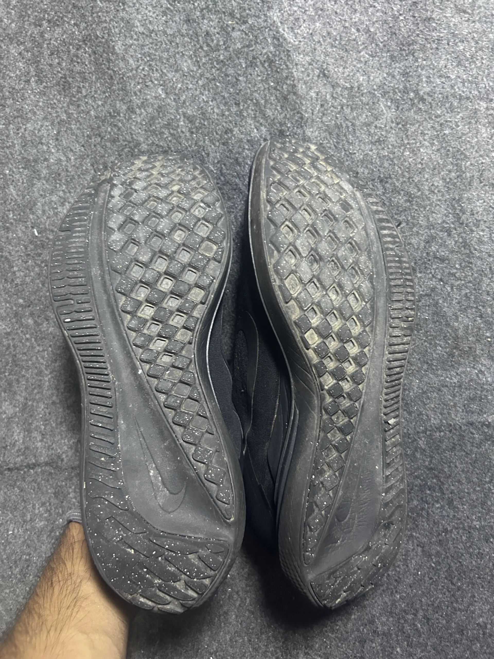 Nike Black simple back view