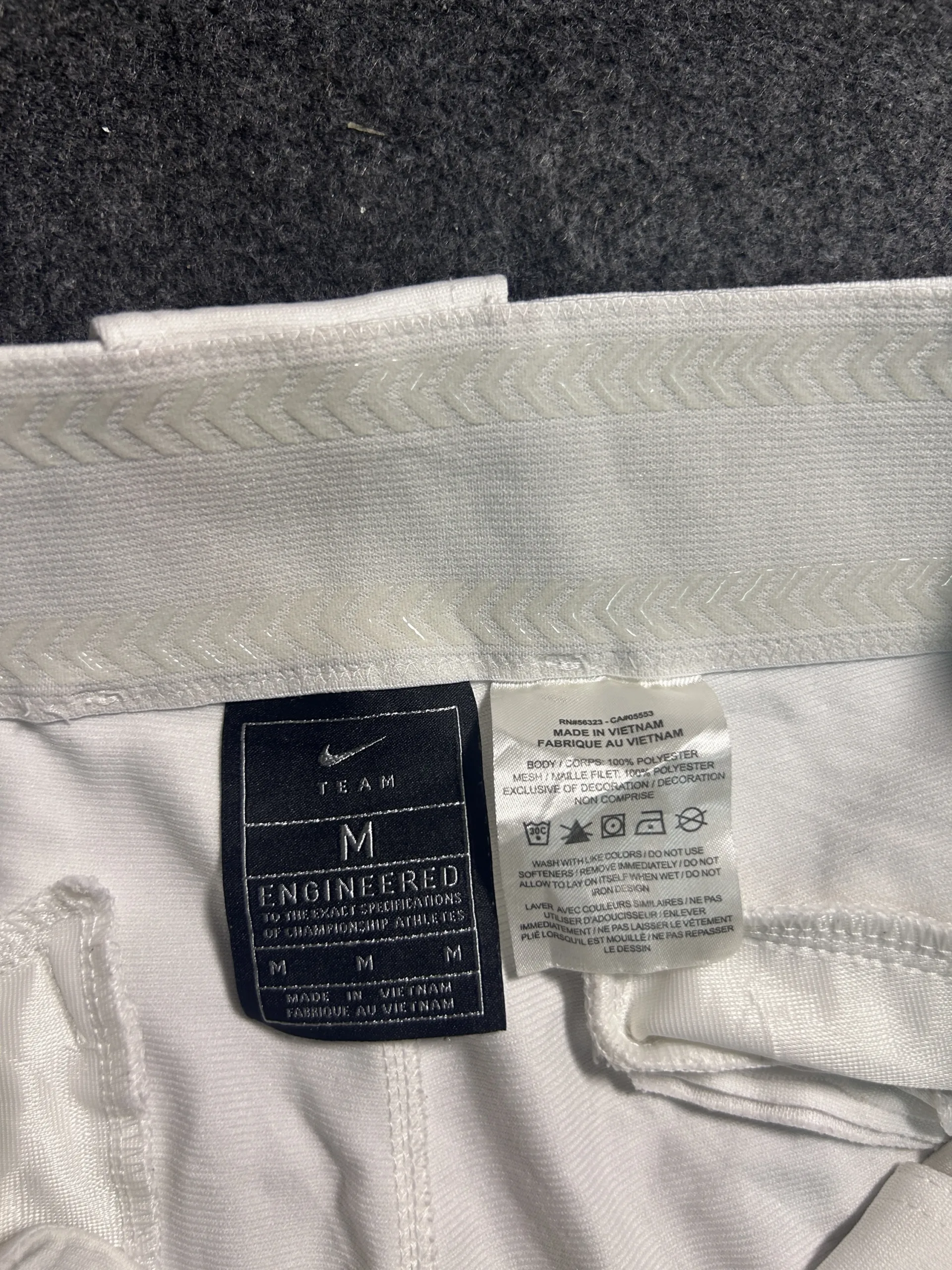 Nike White Pants back view