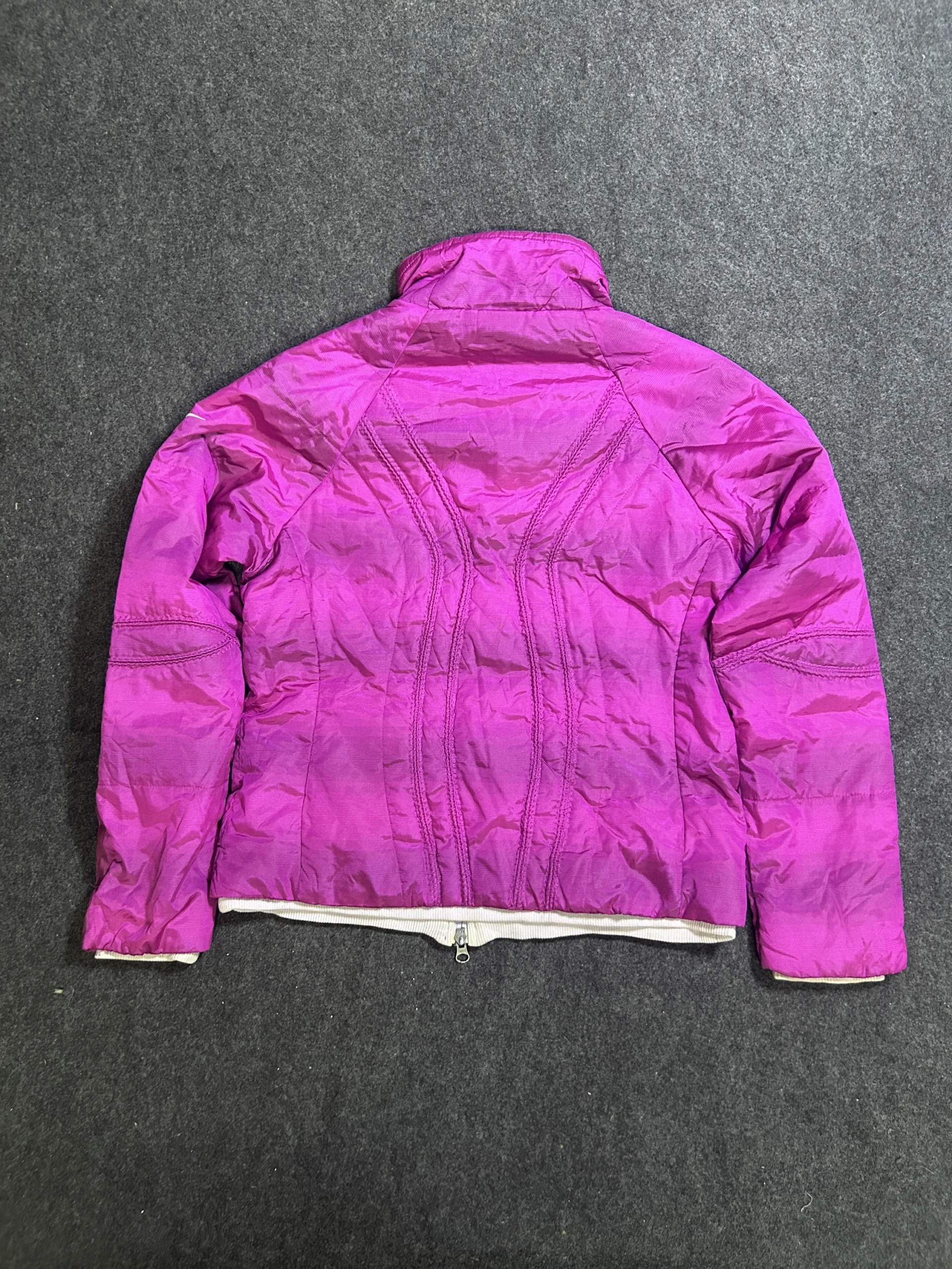 Nike Pink Puffer Jacket back view