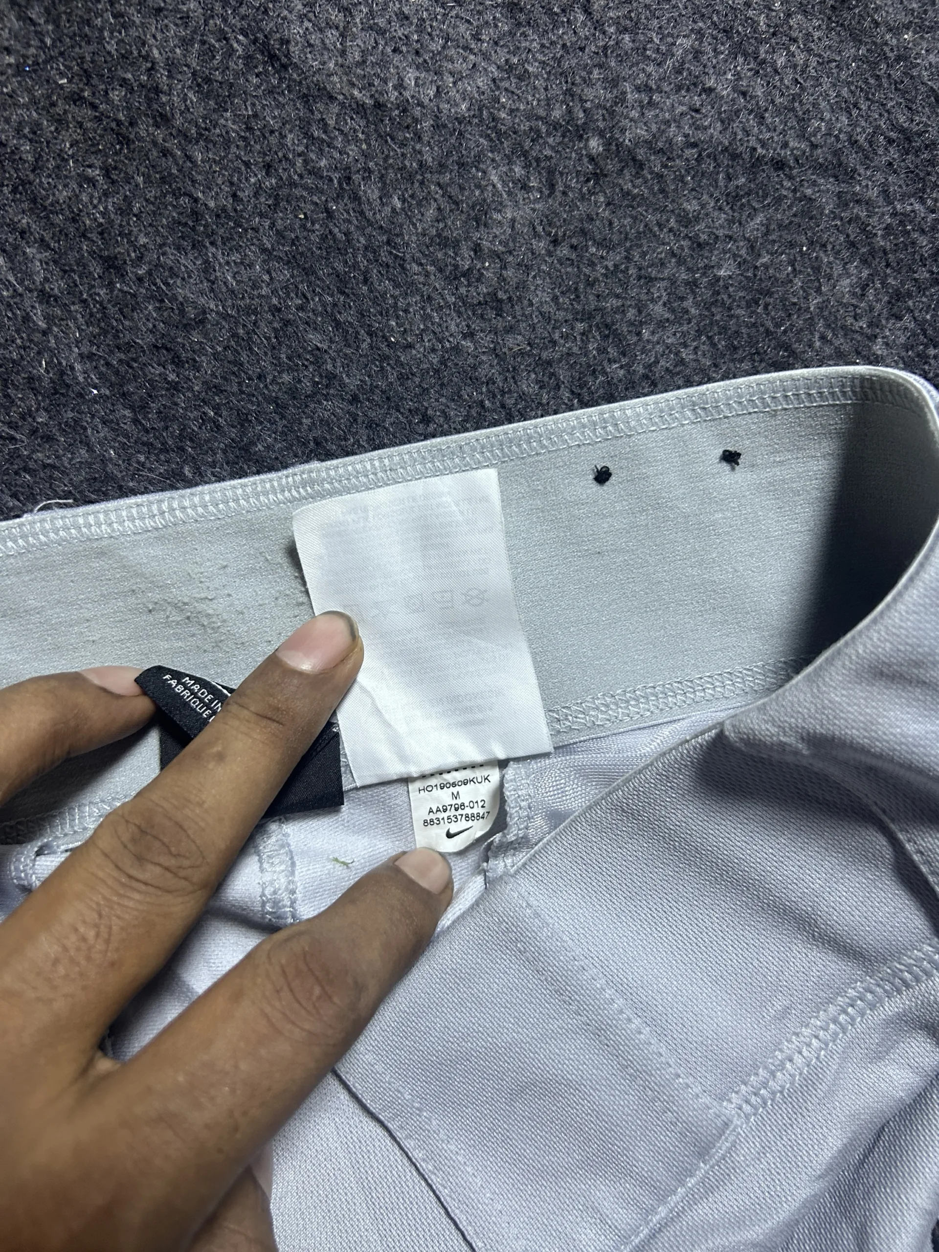 Nike Grey Shorts back view
