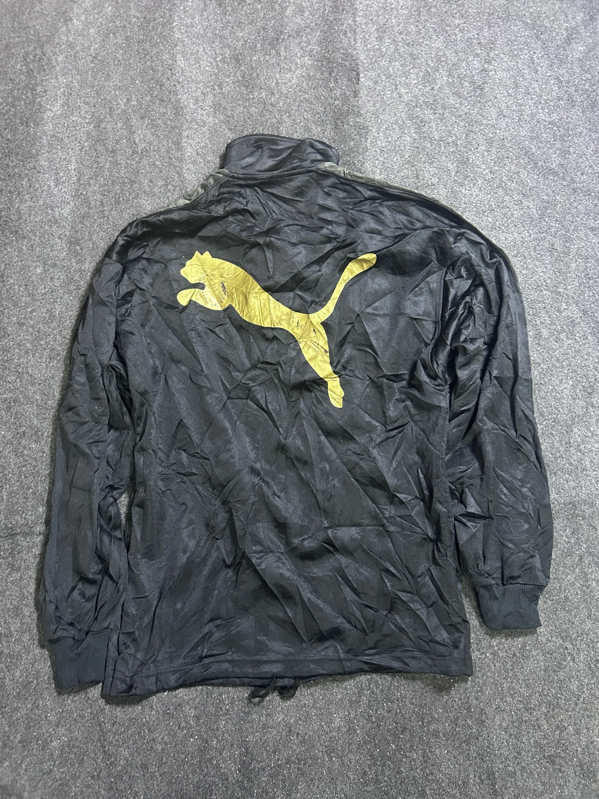 Puma Black Track Jacket detail view