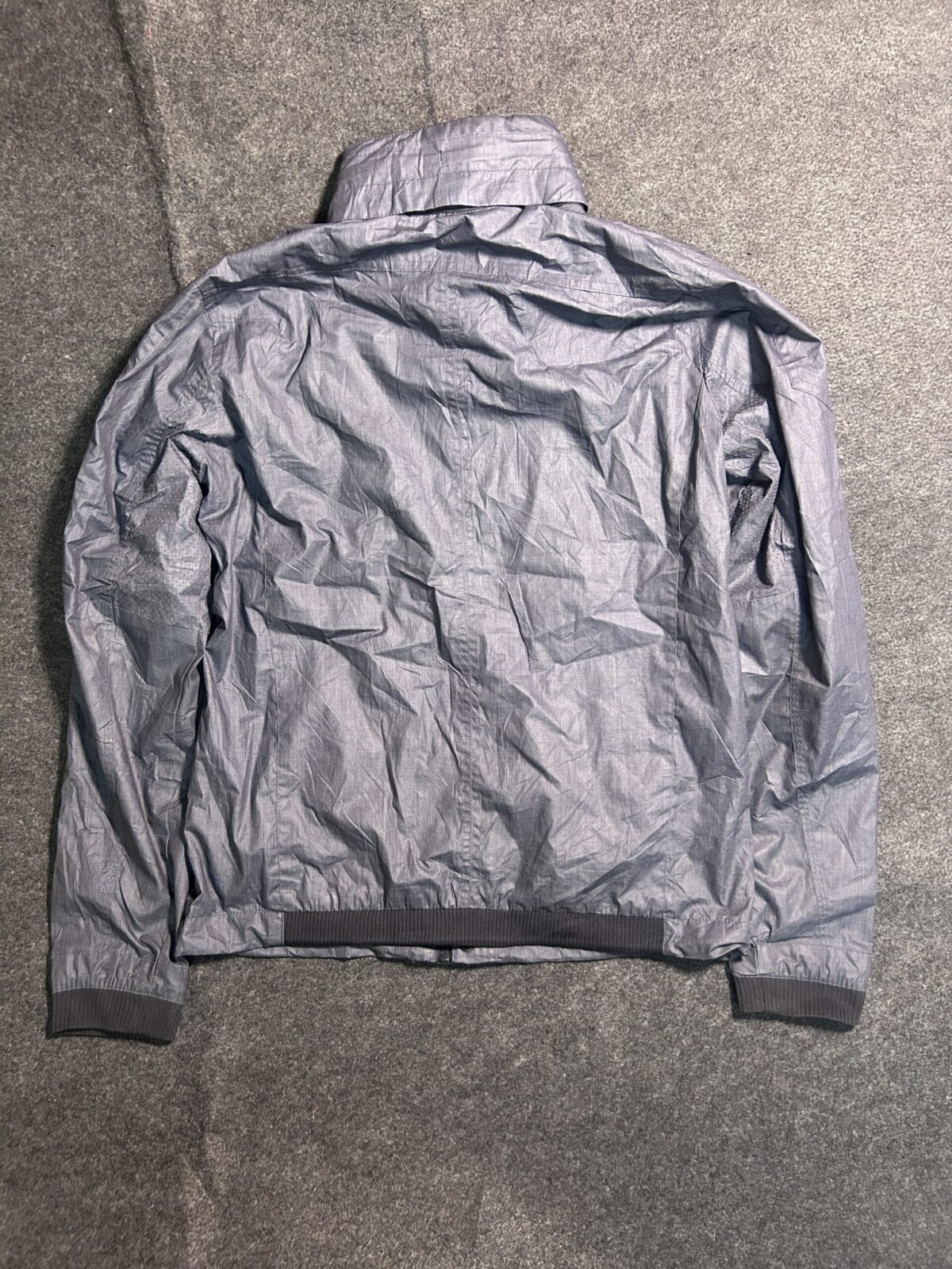 Grey Jacket back view