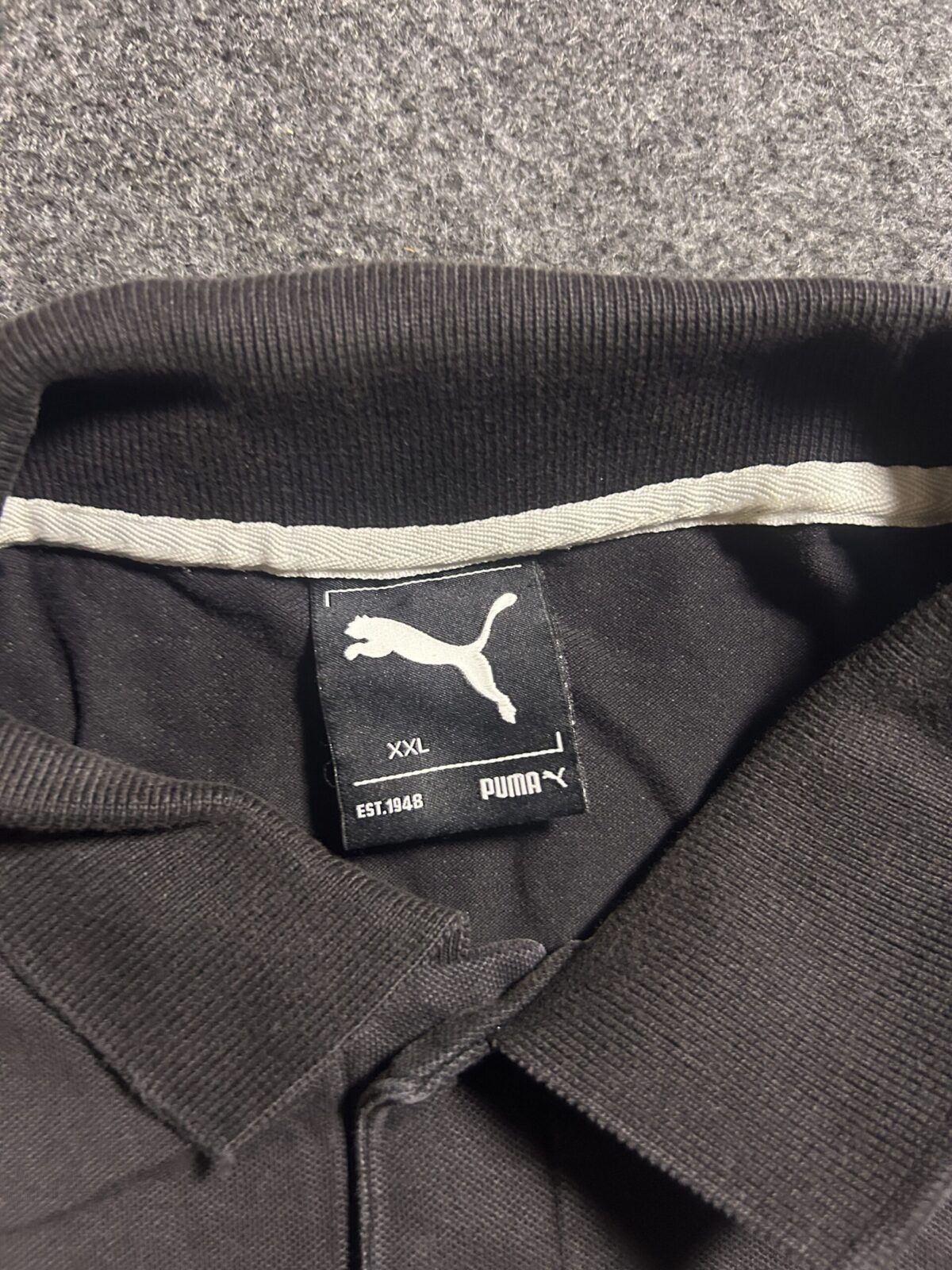 Puma Black T-Shirt detail view