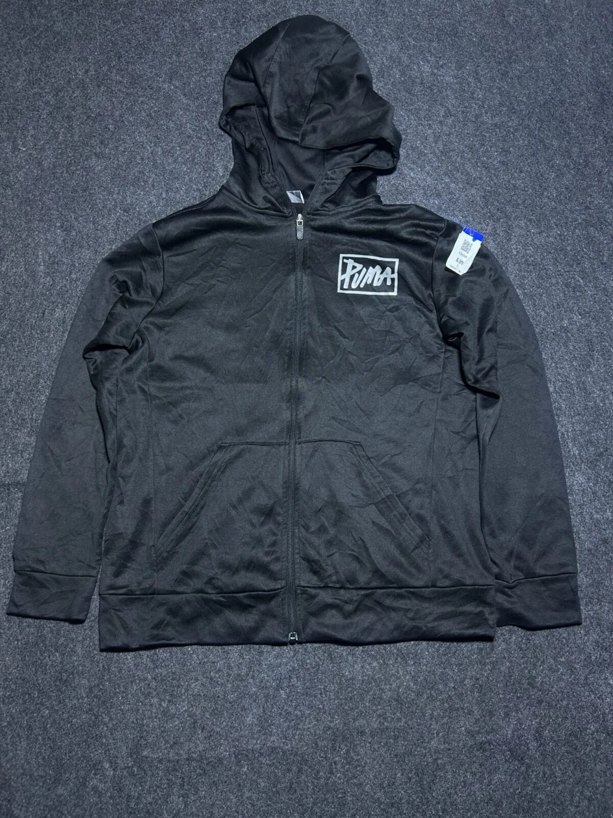 Puma Black Hoodie front view