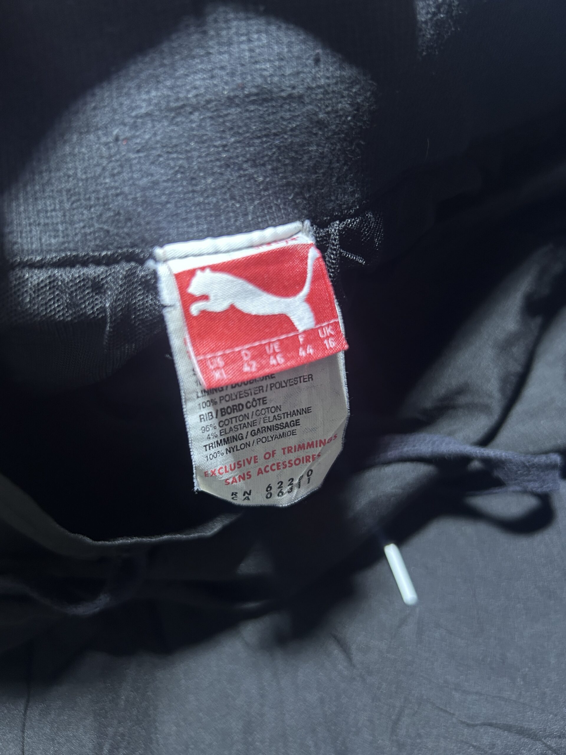 Puma Black Pants detail view