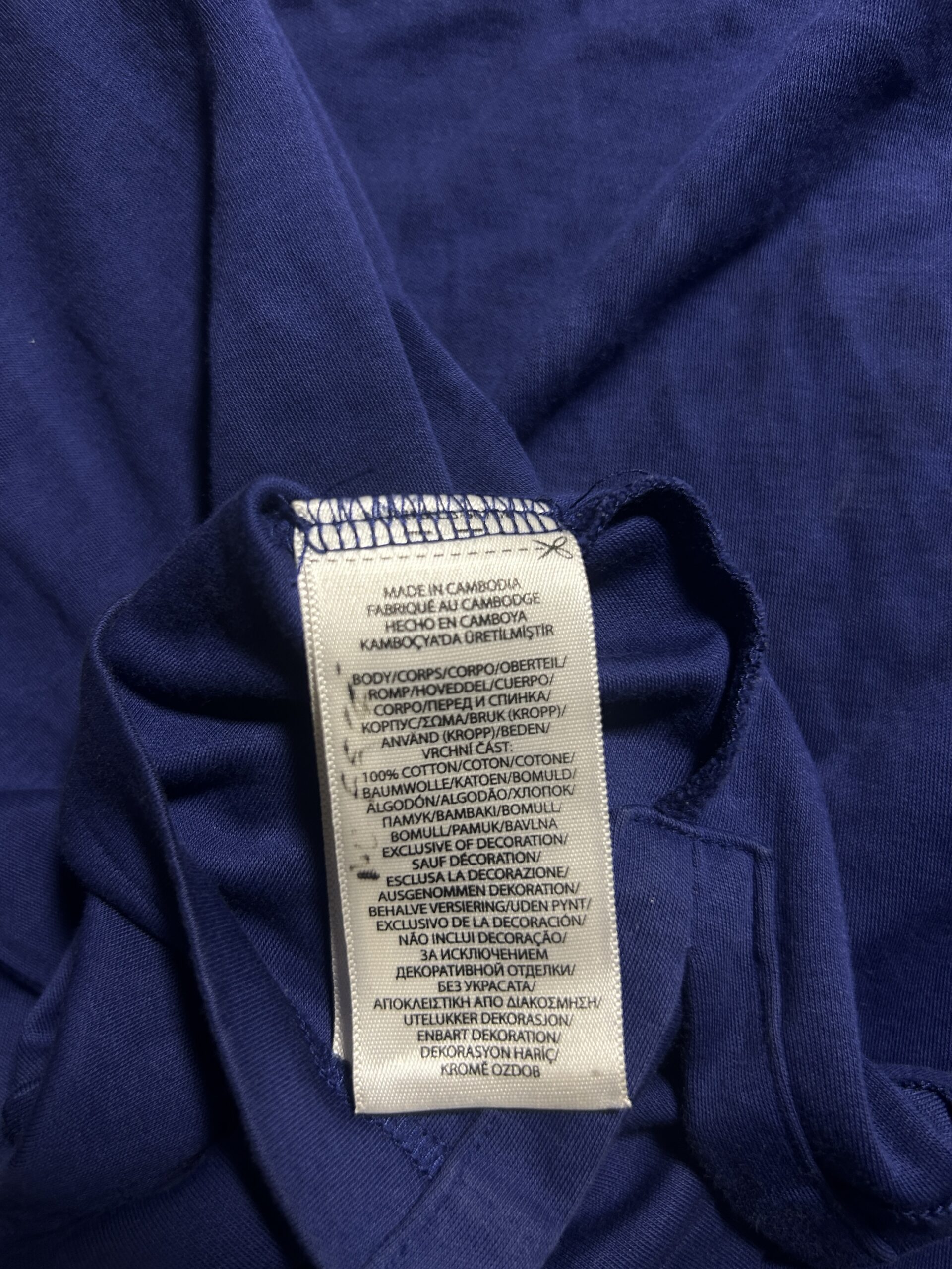 Ralph Lauren Blue T-Shirt back view