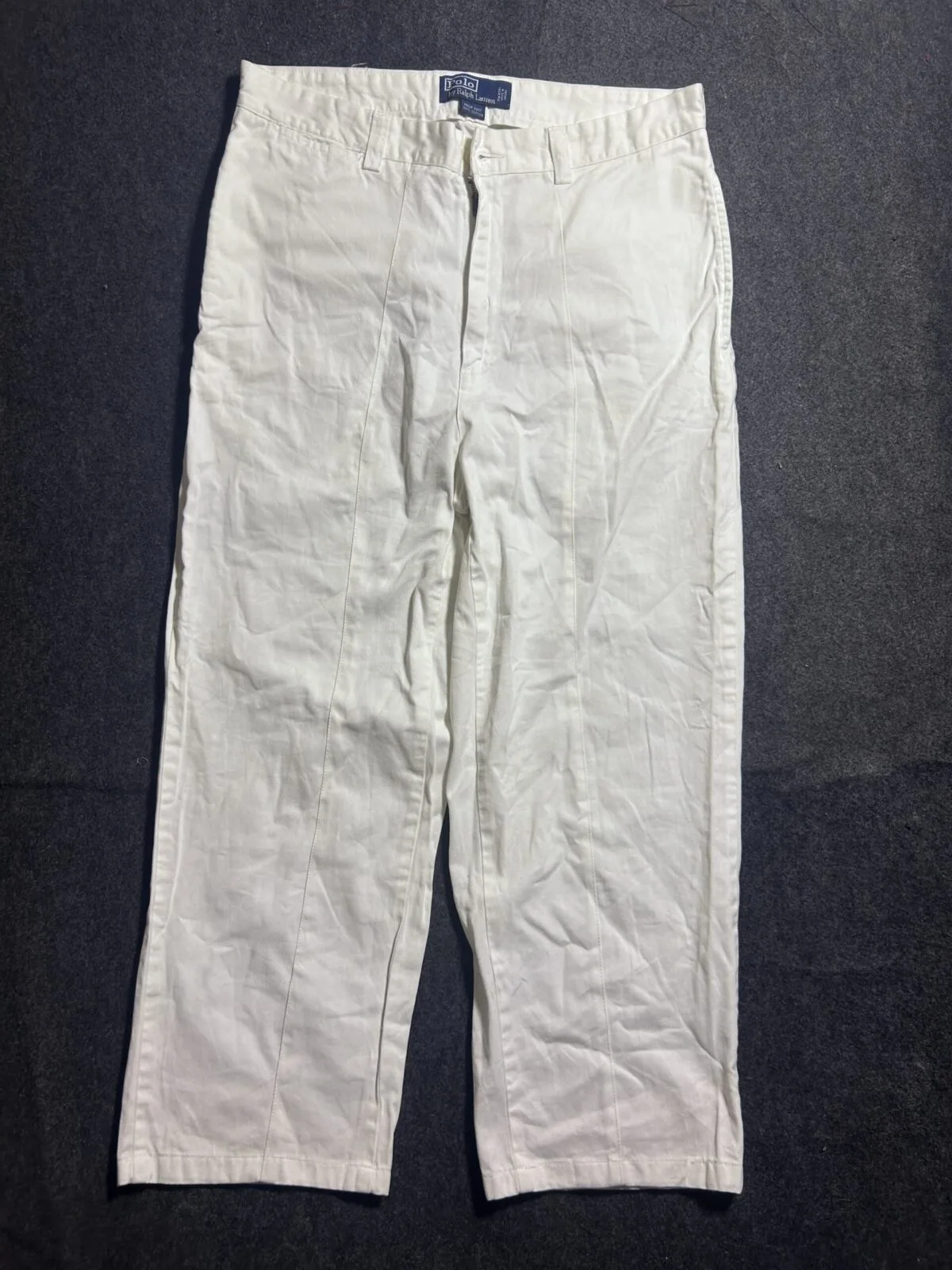 Ralph Lauren White Chinos front view