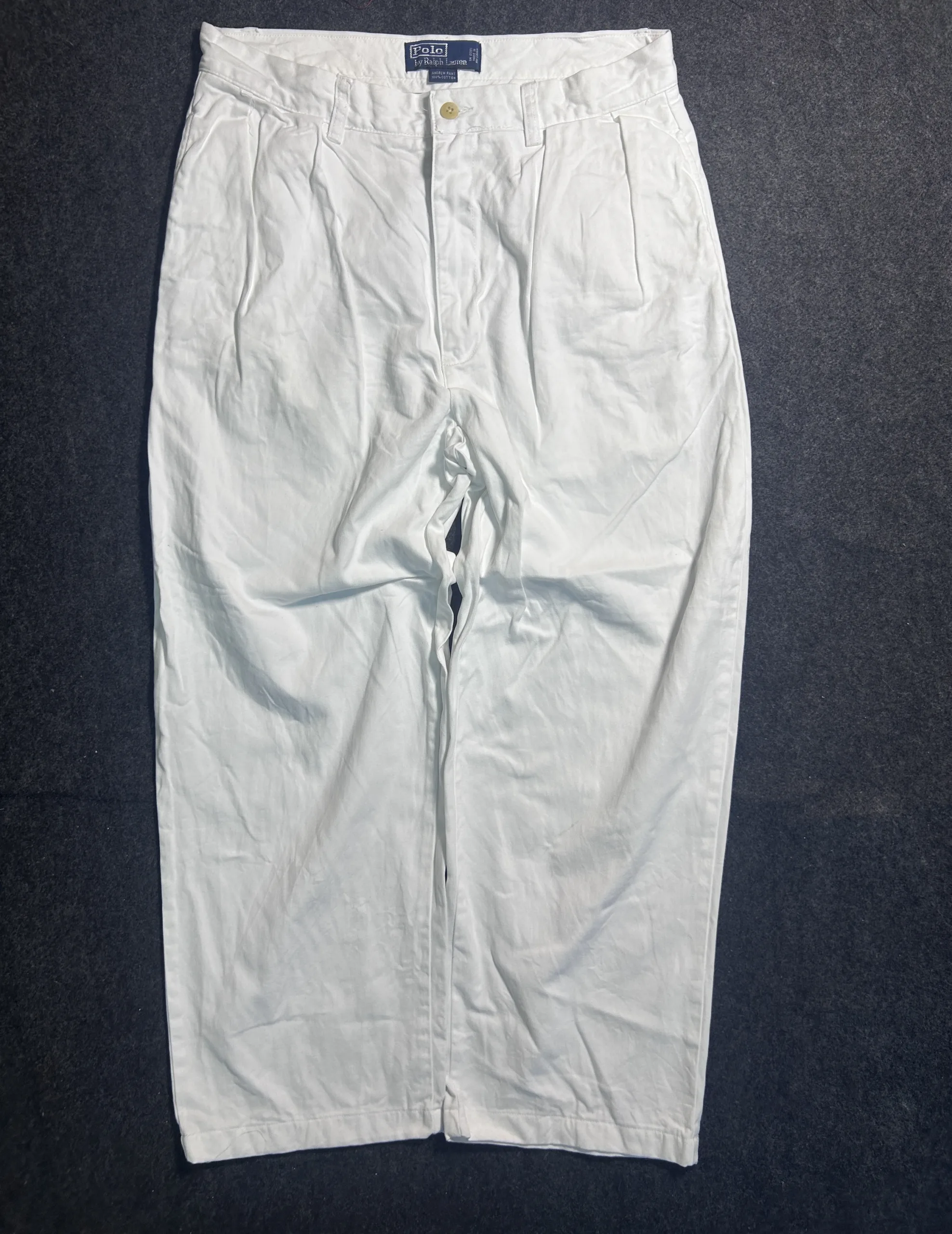 Ralph Lauren White Chinos front view