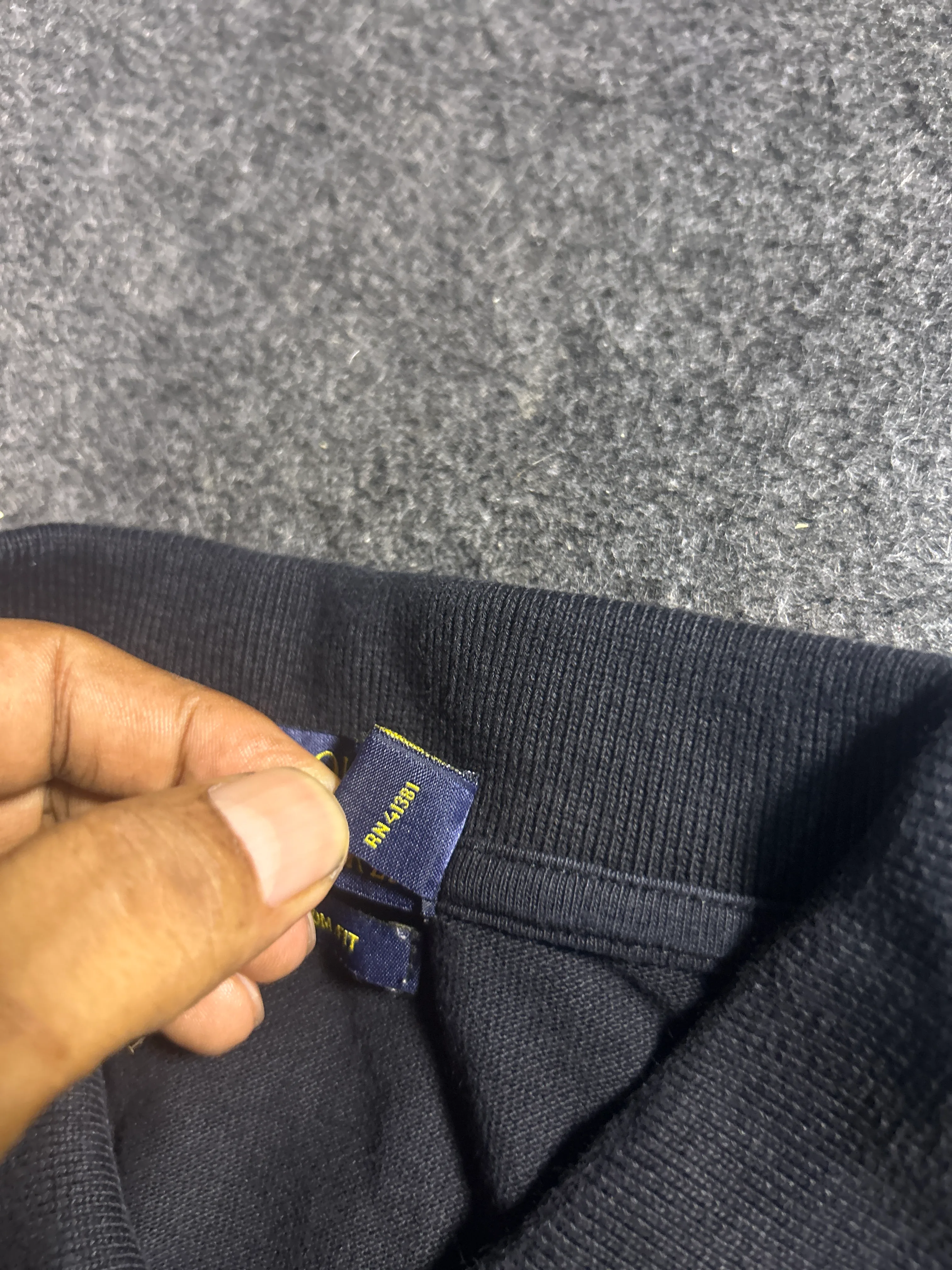 Ralph Lauren Black Polo Shirt alternate view