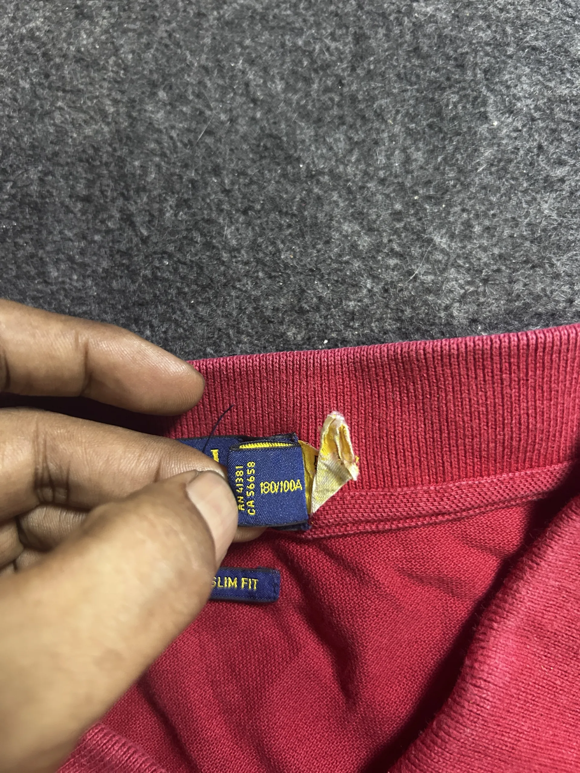 Ralph Lauren Red T-Shirt back view