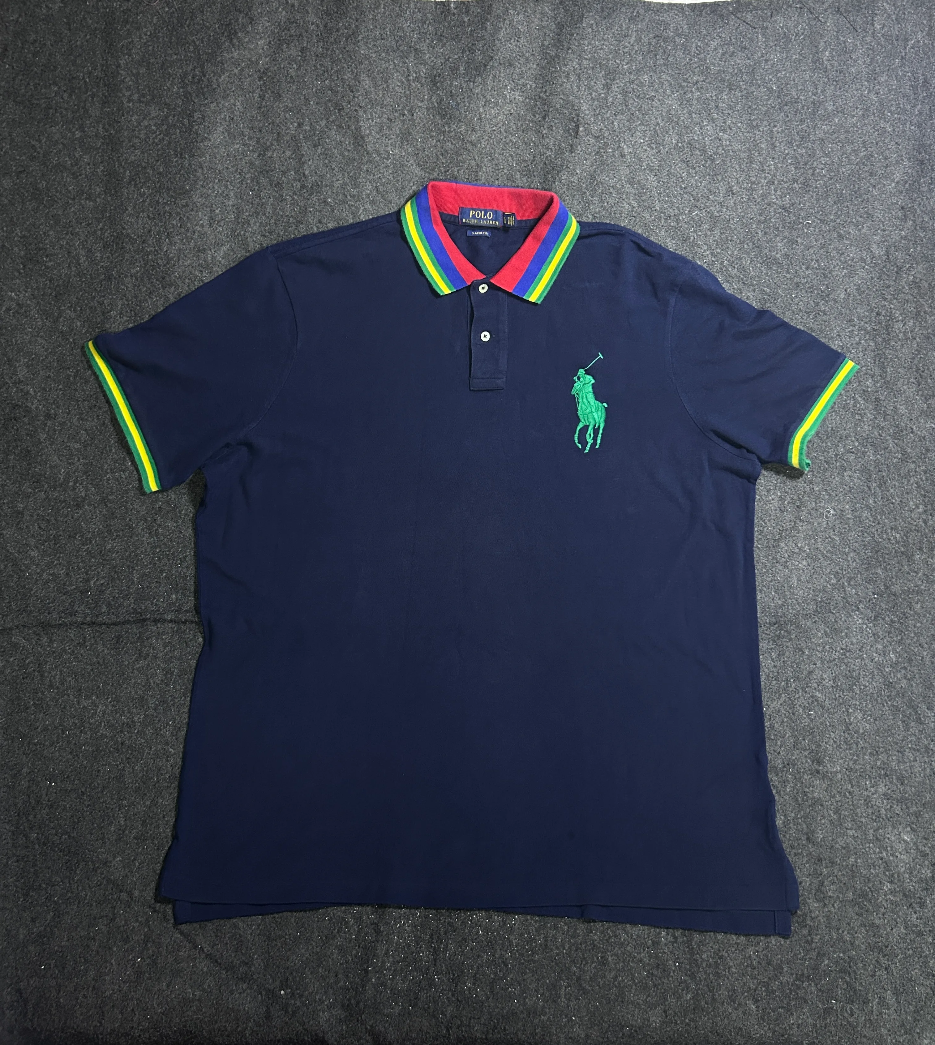 Ralph Lauren Navy Polo Shirt front view