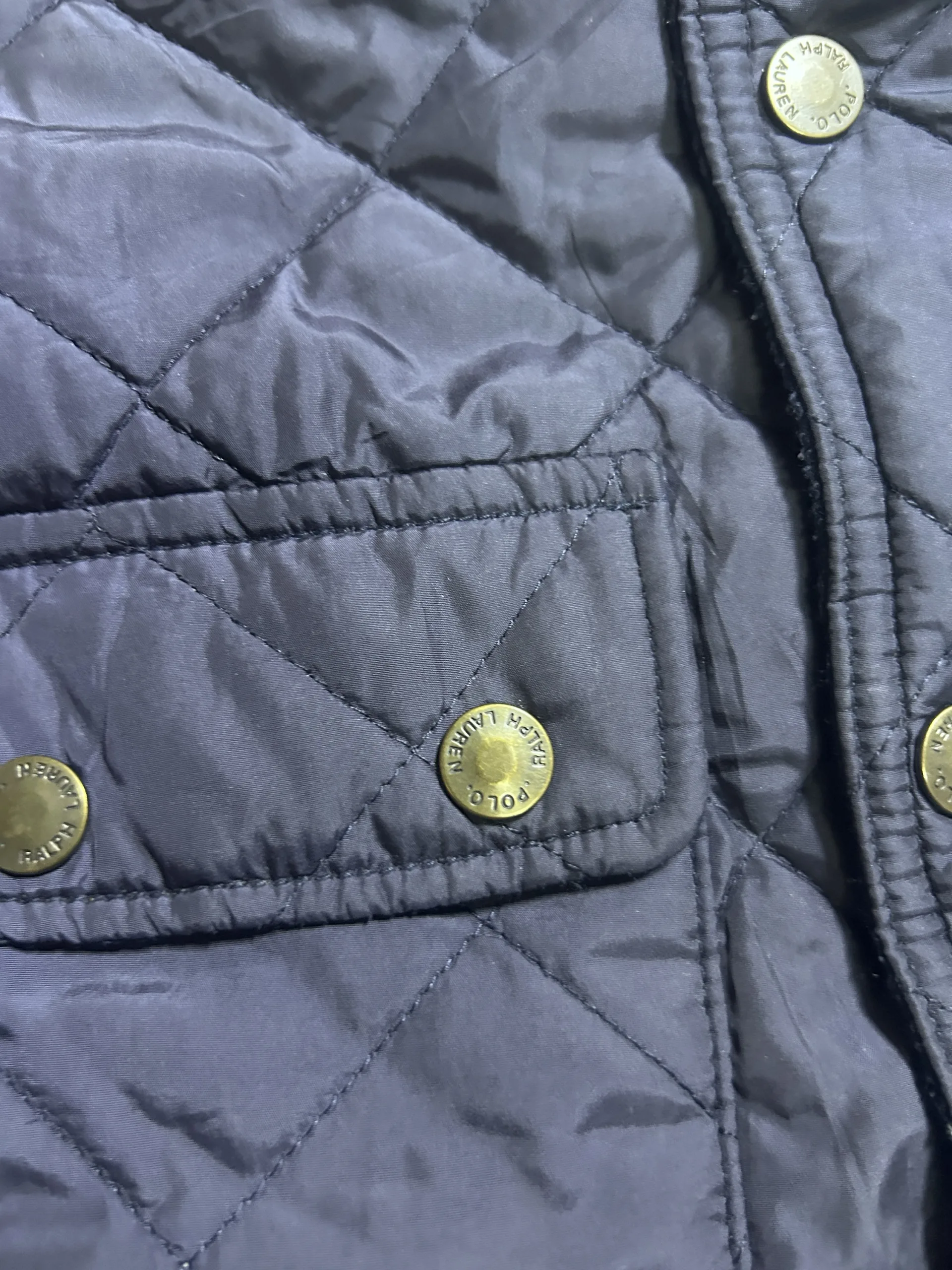 Ralph Lauren Navy Jacket back view