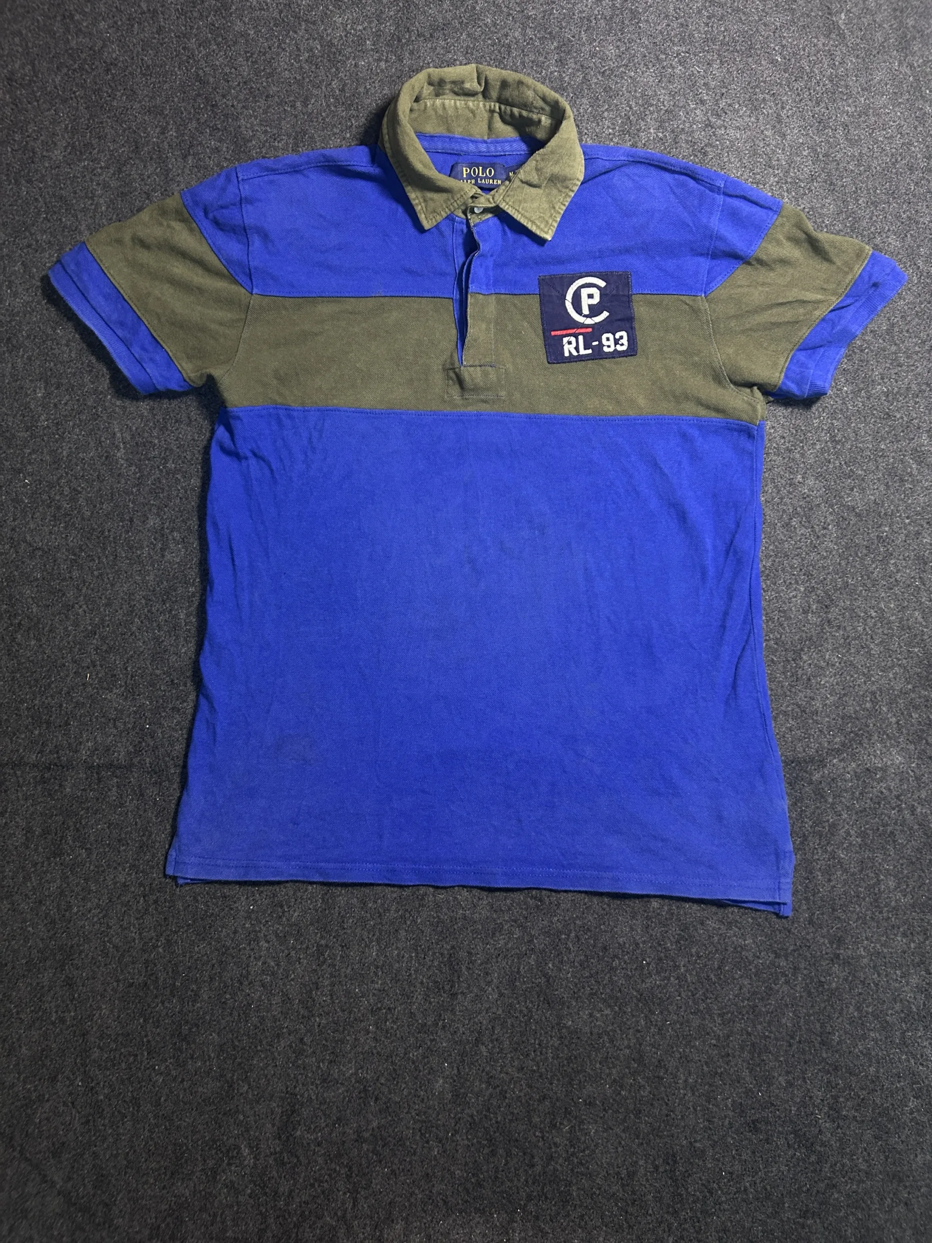 Ralph Lauren Blue Polo Shirt front view