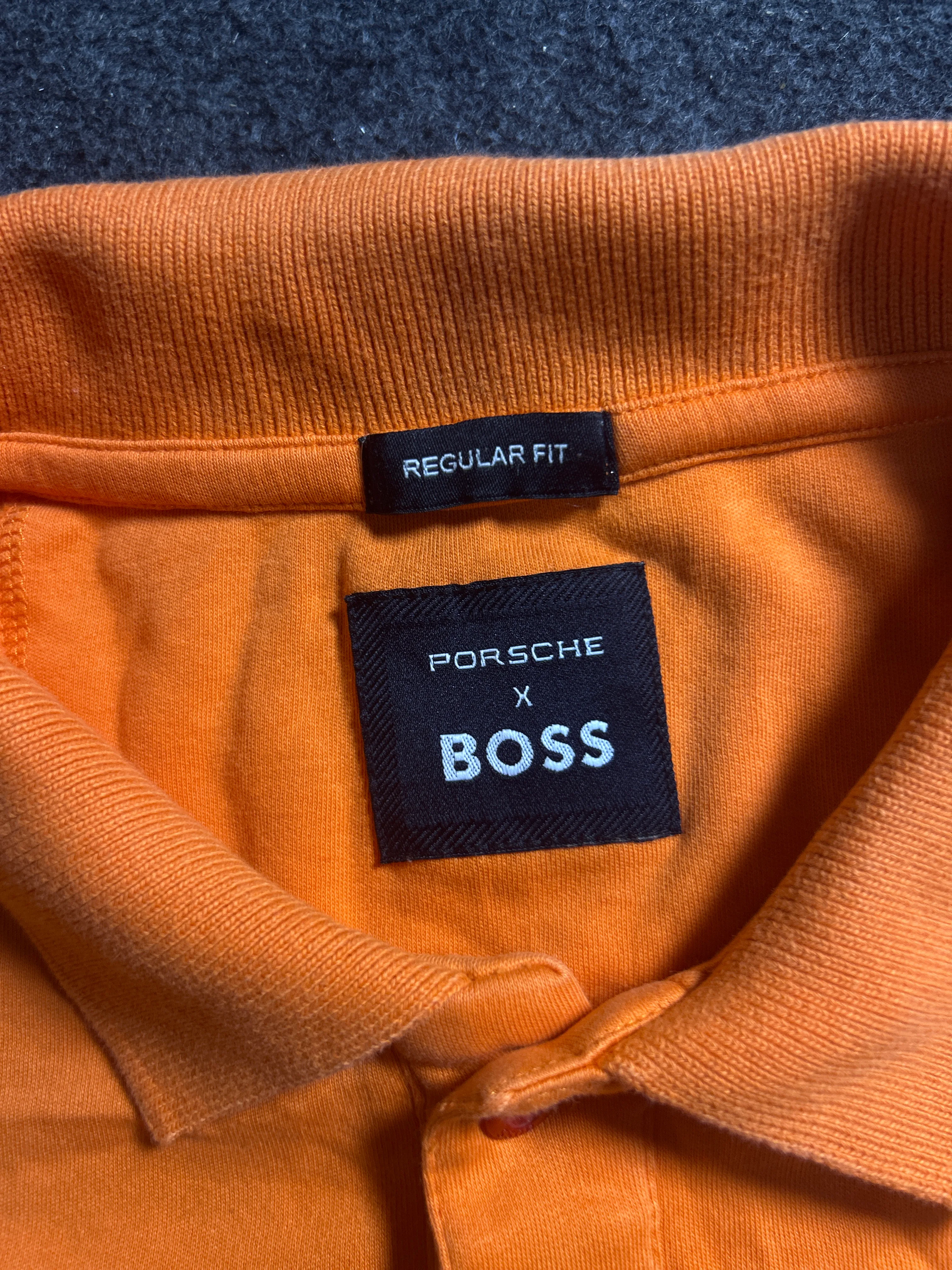 Orange Trousers back view