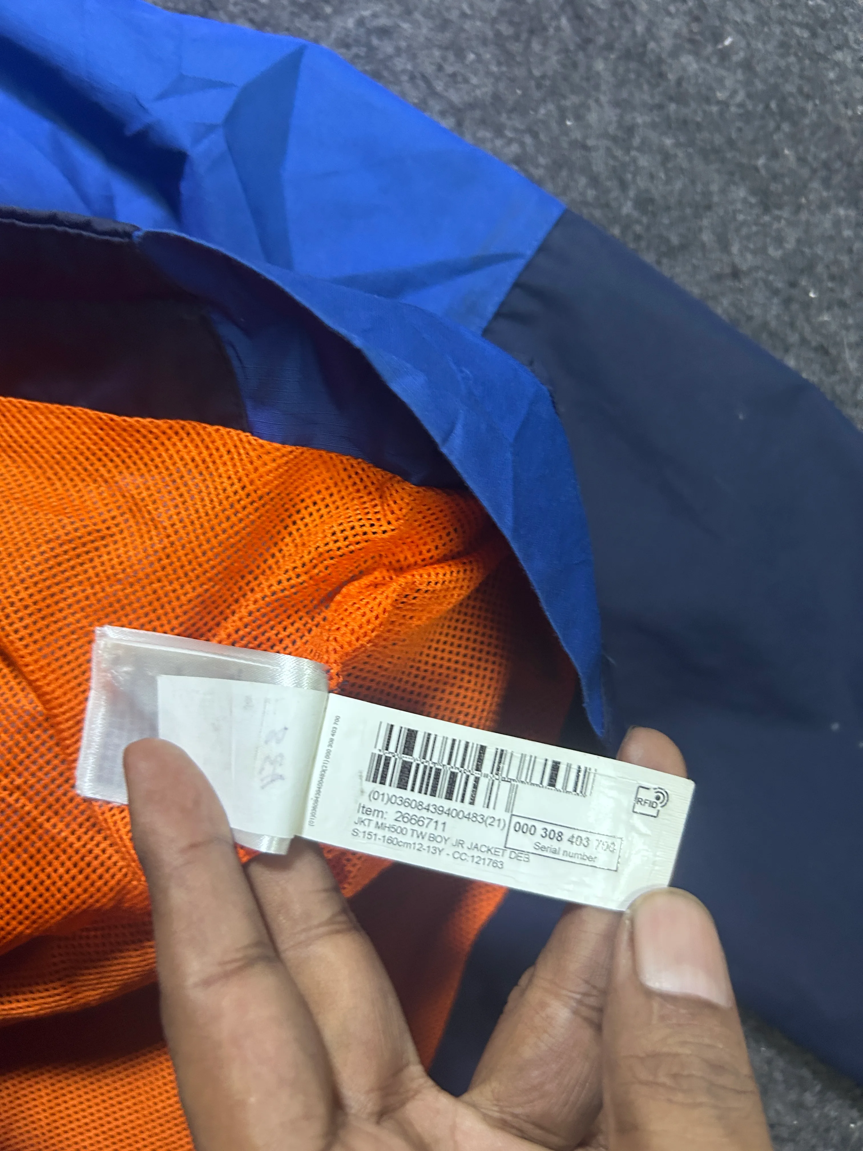 Navy Jacket alternate view