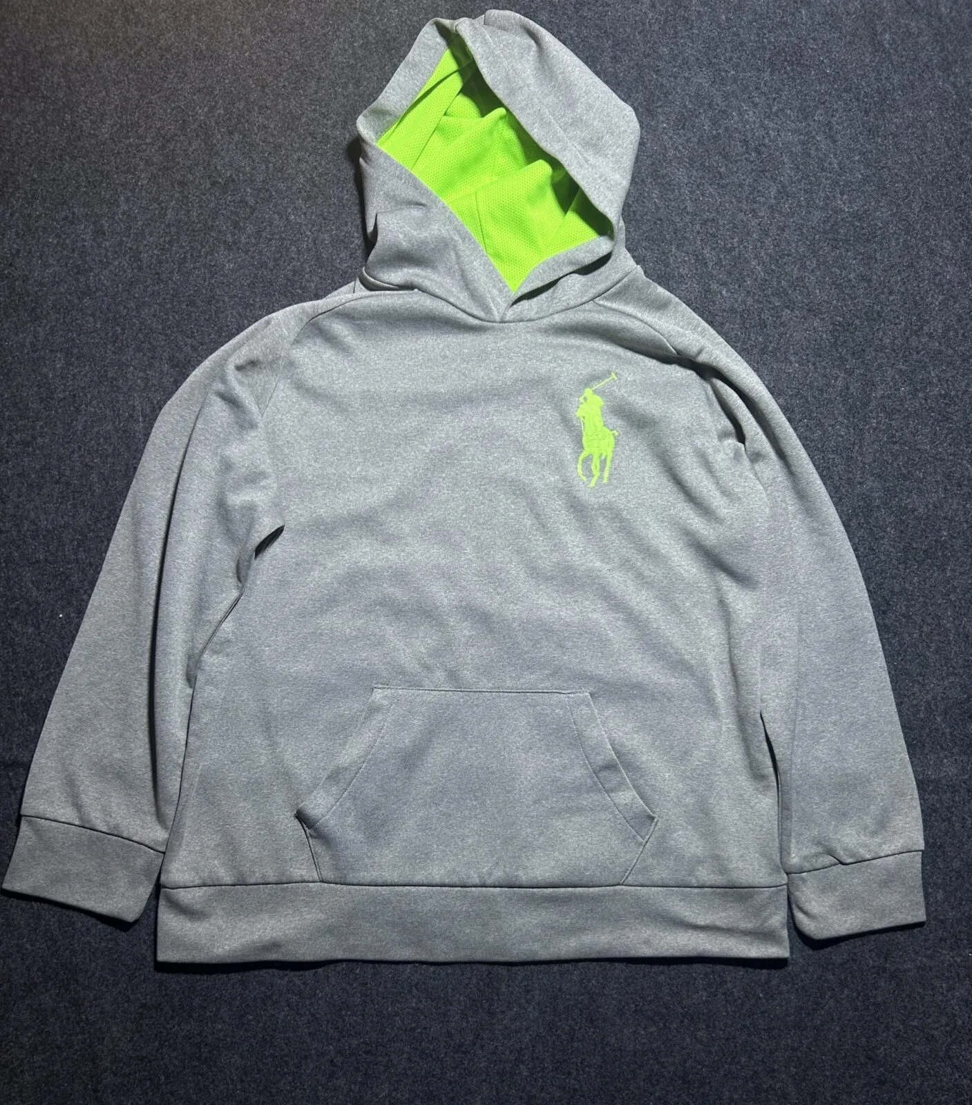 Ralph Lauren Grey Hoodie front view