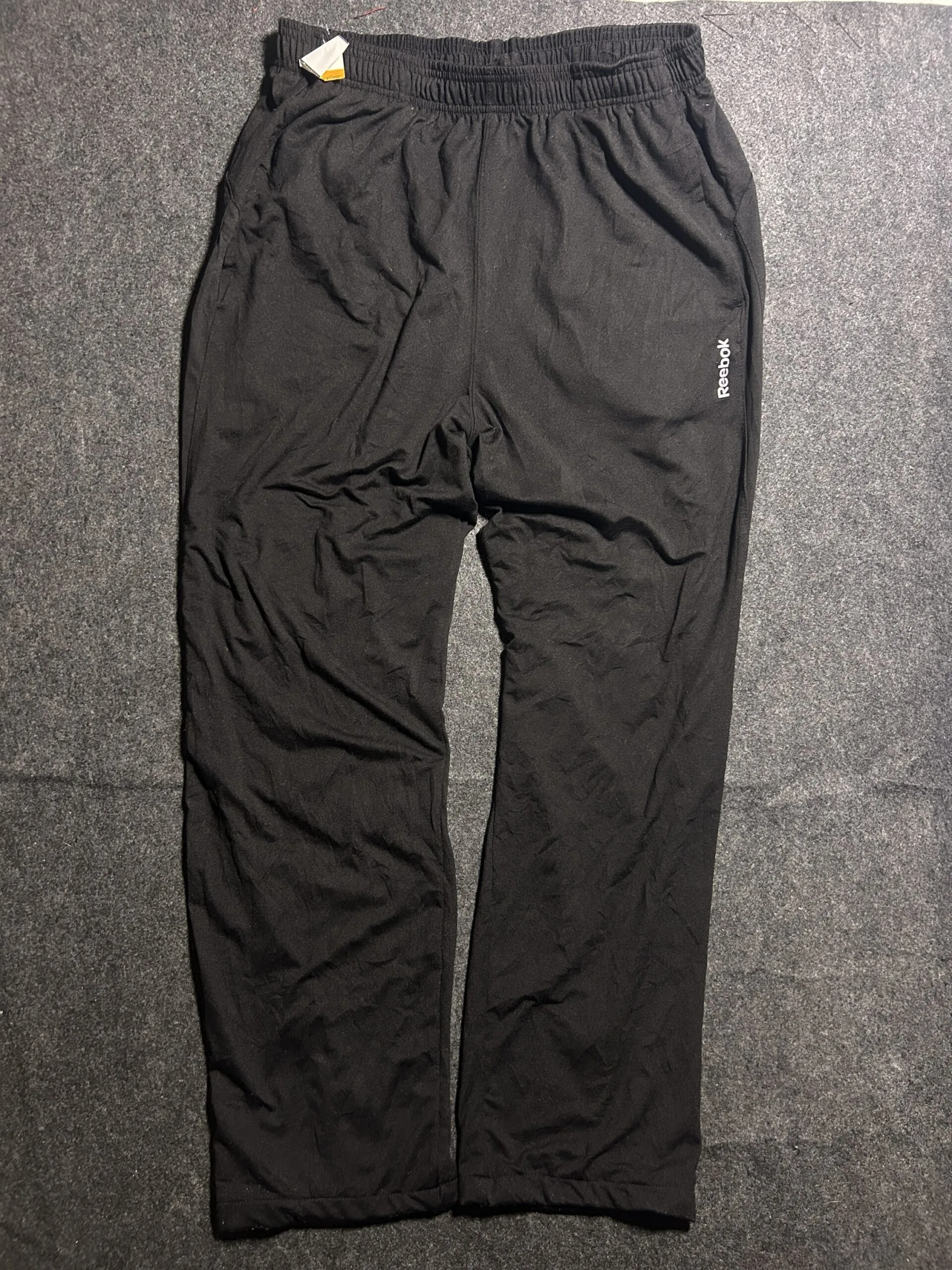 Reebok Black Track Pants front view
