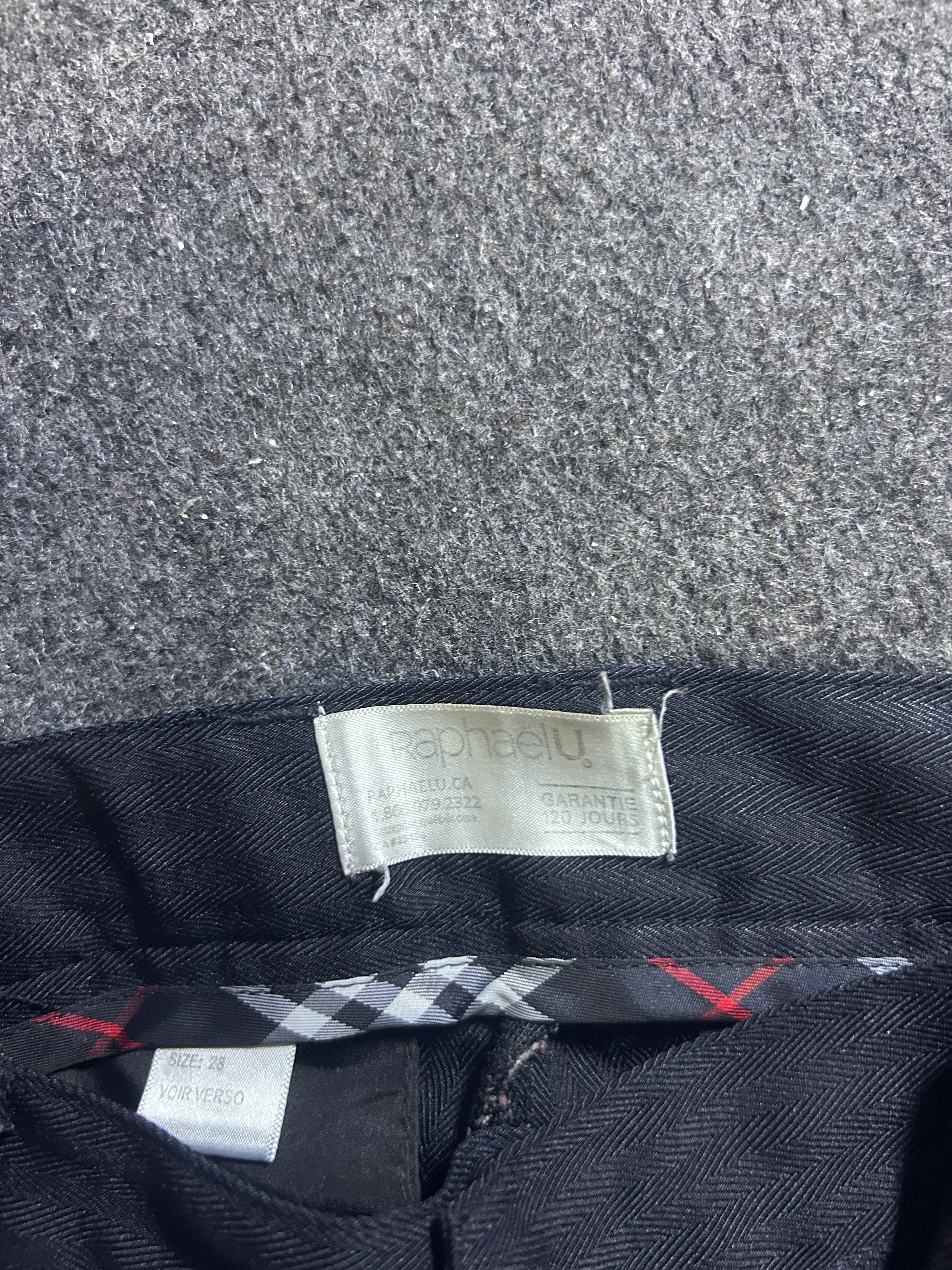Navy Cargo Pants detail view