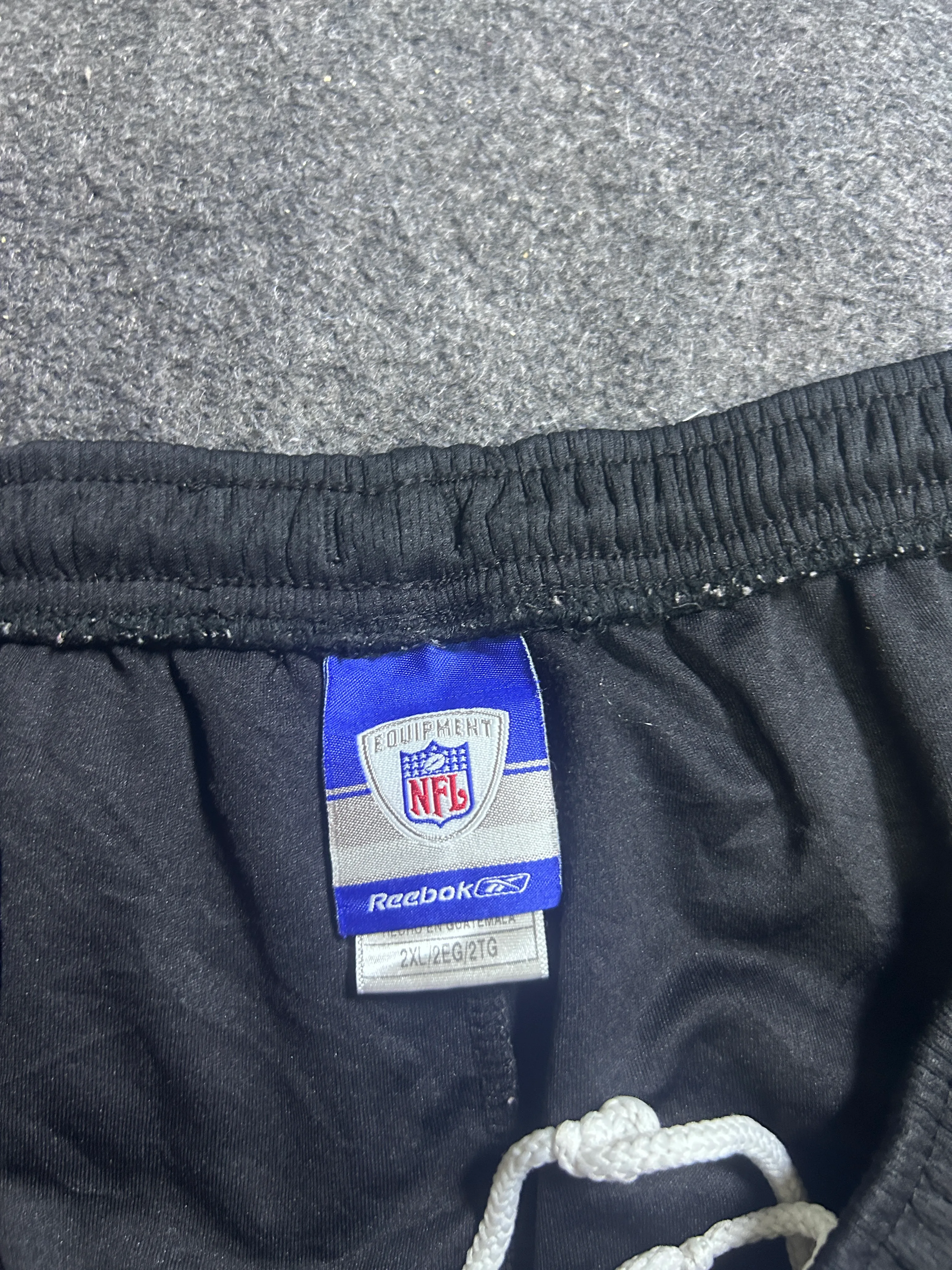 Reebok Black Shorts detail view